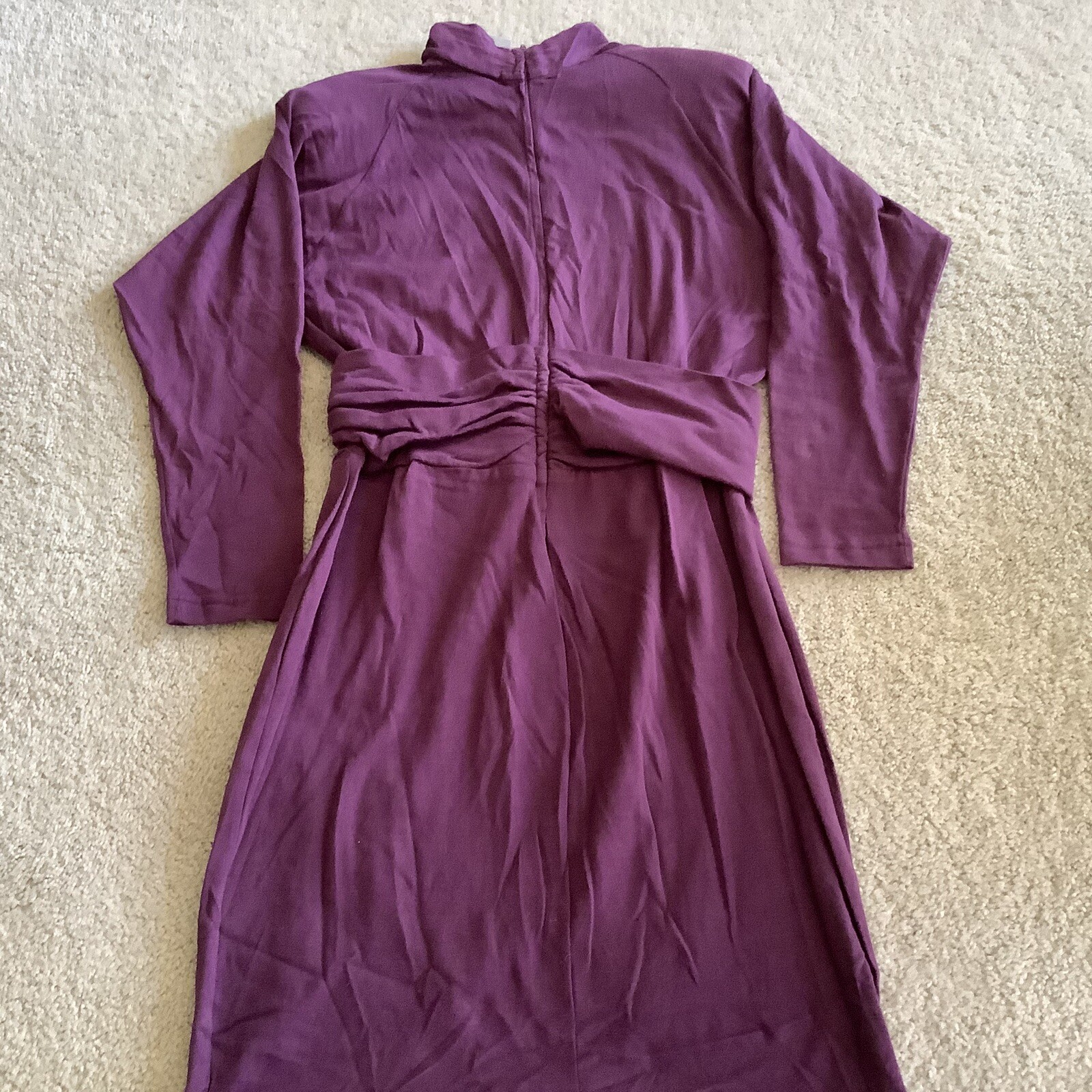 Vintage 80s Paris Sport Club Cotton Dress Woman’s Medium Back Zip