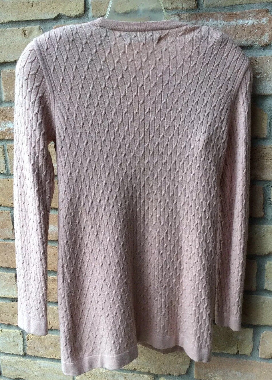 VTG 90s Dana Buchman Pink SILK/ CASHMERE Twin Sweater Set Sz P Petite Y2K