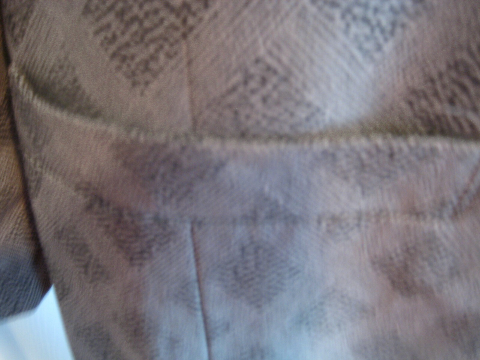 VTG NWOTS Ali Miles Long Sleeve Blazer Suit Jacket Gray Stripe Button Sz 4 Women
