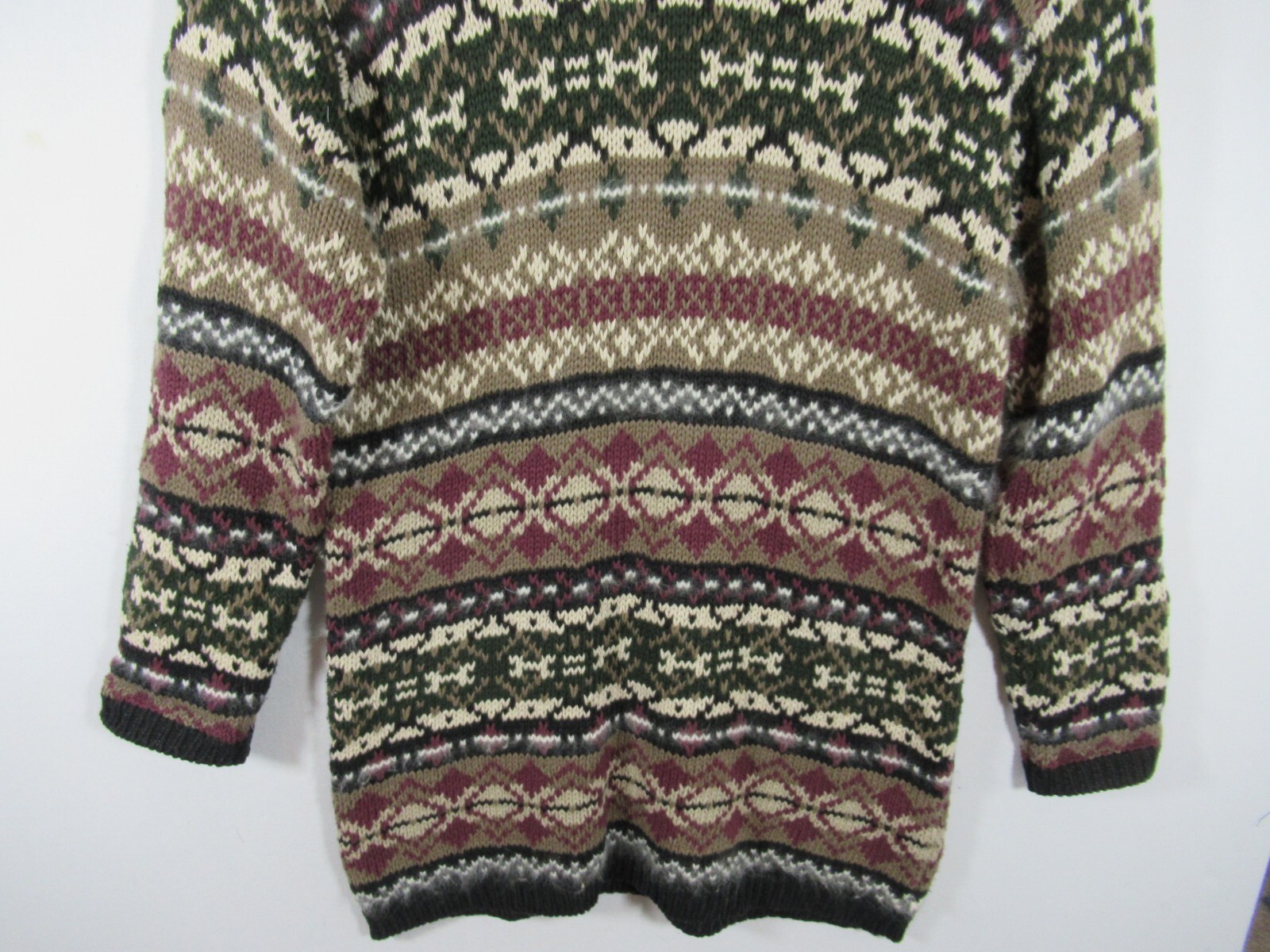 Vintage 80s 90s Oversized Pullover Sweater Women Small Shoulder Pads Paul Harris