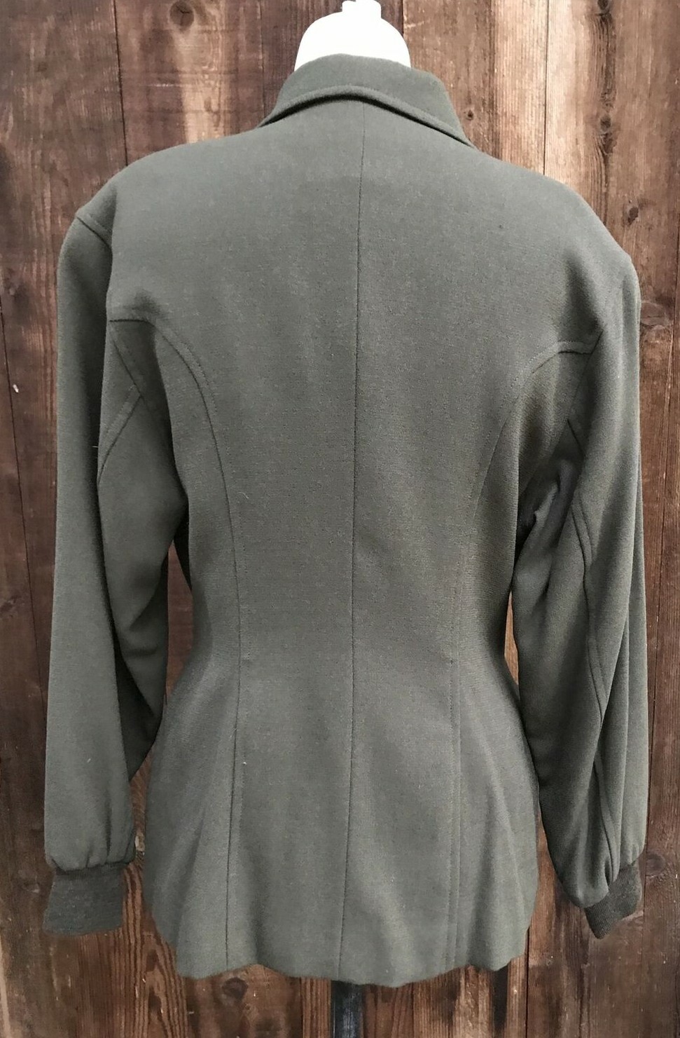 synonyme de georges rech made in france vintage New wool blazer EU 38