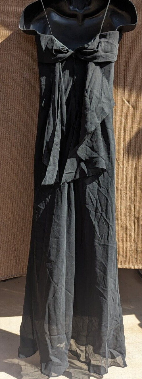 Jodi California Size 9/10 Woman’s Black Dress 100% Polyester Back YKK Zipper USA