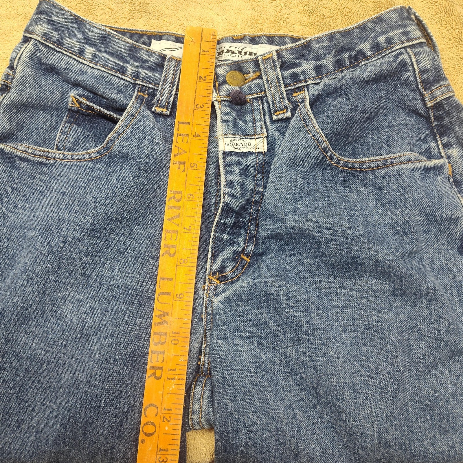 Marithe & Francois Girbaud Stone Washed Jeans 7/8 Tall Women 27×32 Classic