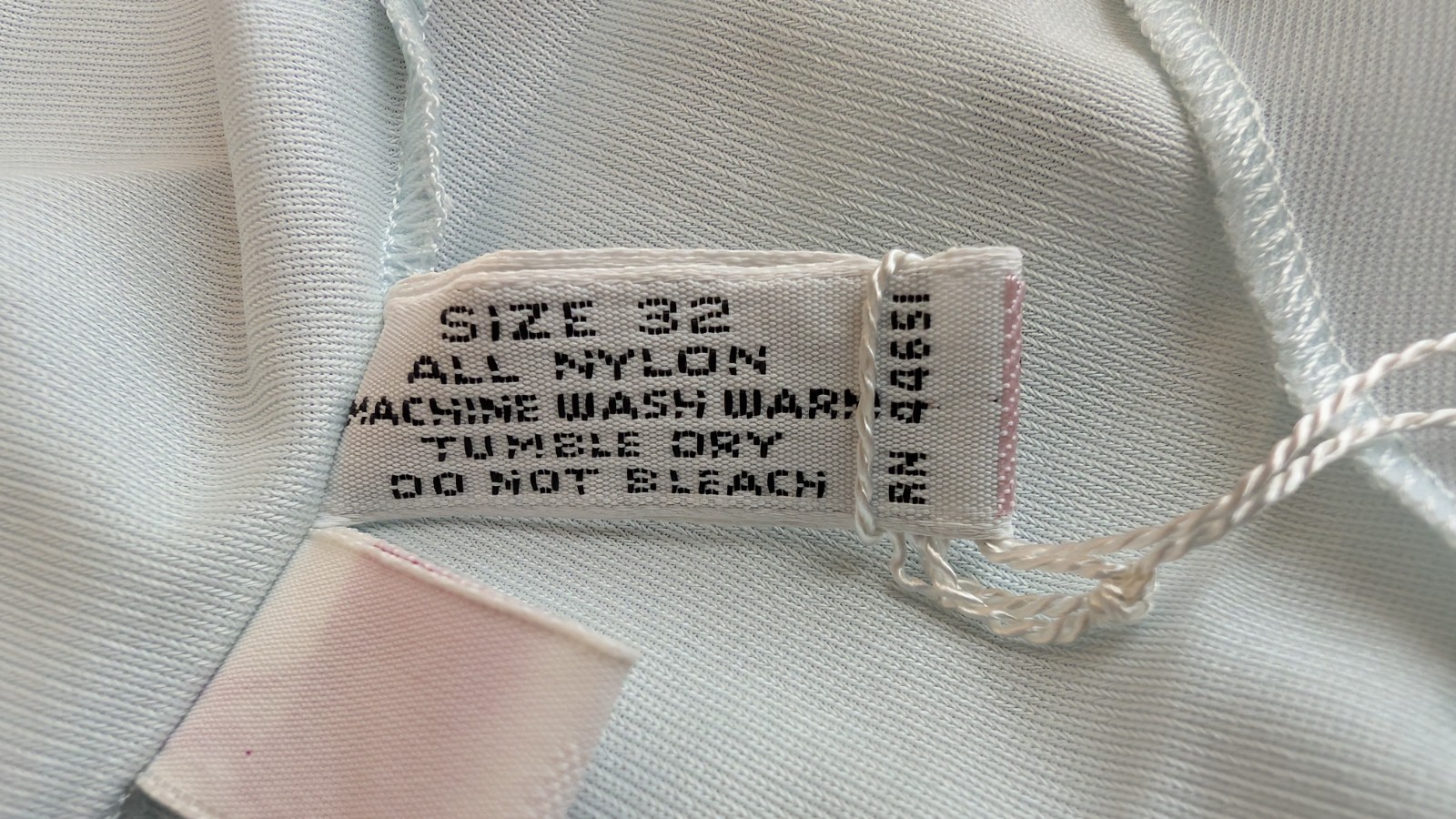 Vintage 1960’s SHADOWLINE Light Blue Full Slip Antron Nylon Size 32 Short NWT