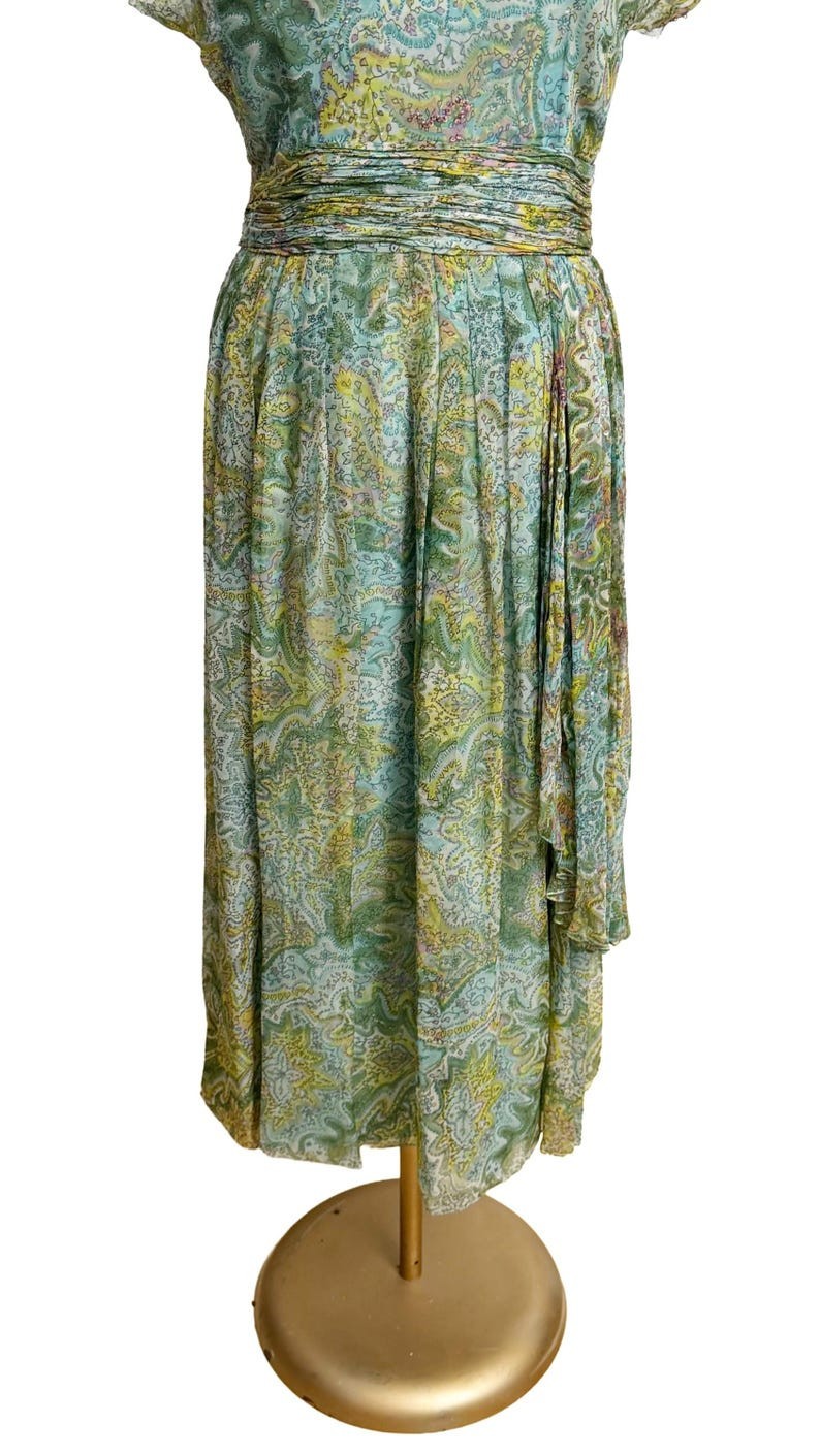 1960s Terry Allen Dress / 1960s Party Dress / 1960s Cocktail Dress / Size Large