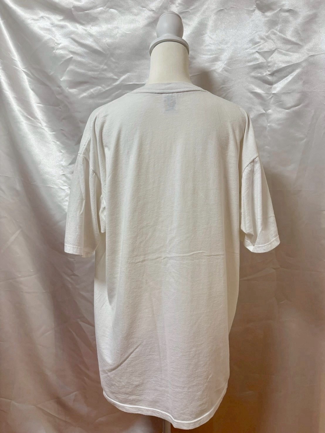 Vintage 80s 90s JERZEES Amazing Grace Cross Graphic T shirt White USA SizeXL