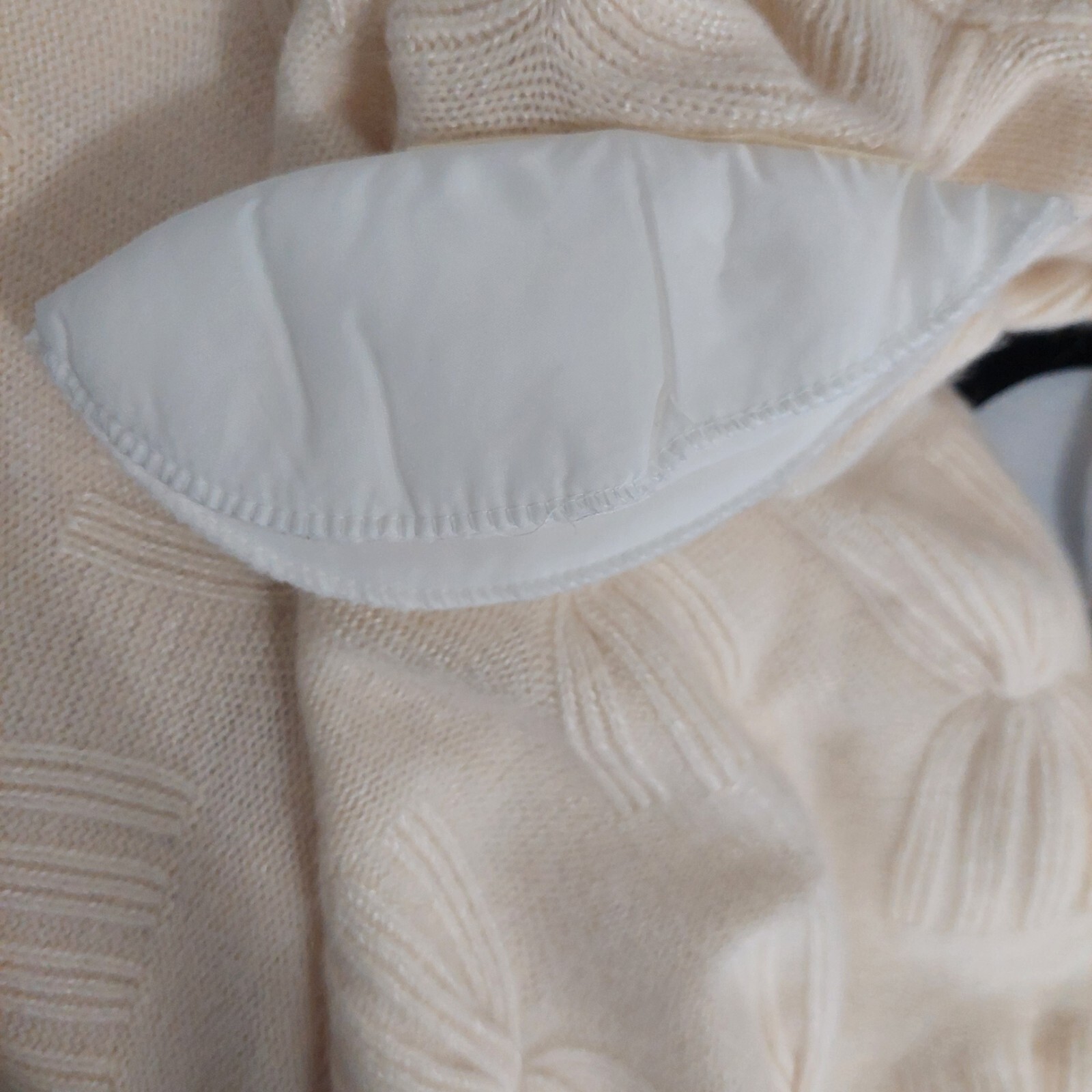 Schrader Vintage 80s Cream Knit Sweater Wool Angora Blend Butterfly Effect Sz M