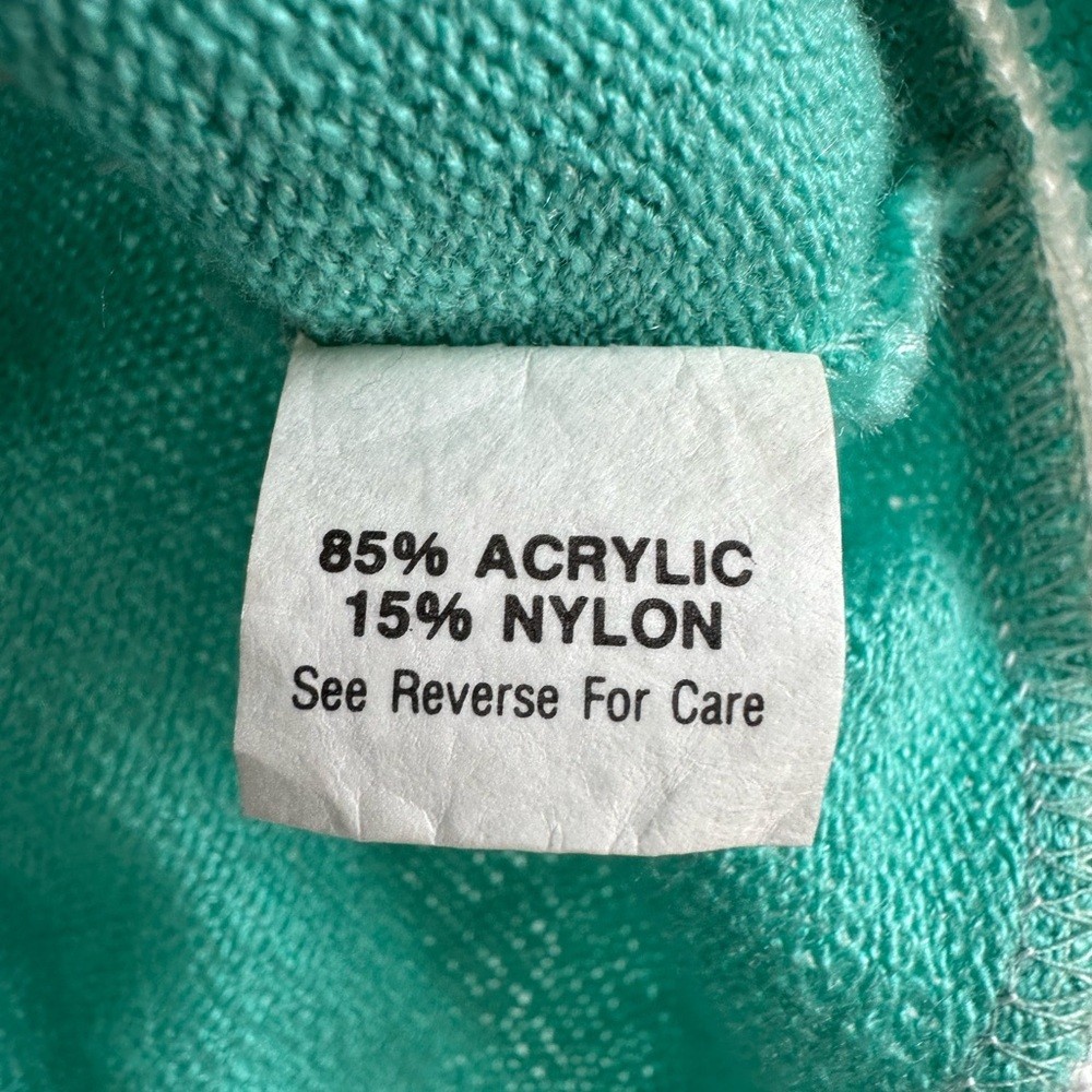 1980s Vivanti Green Sweater Power Suit Stranger Things Karen Wheeler Size 10