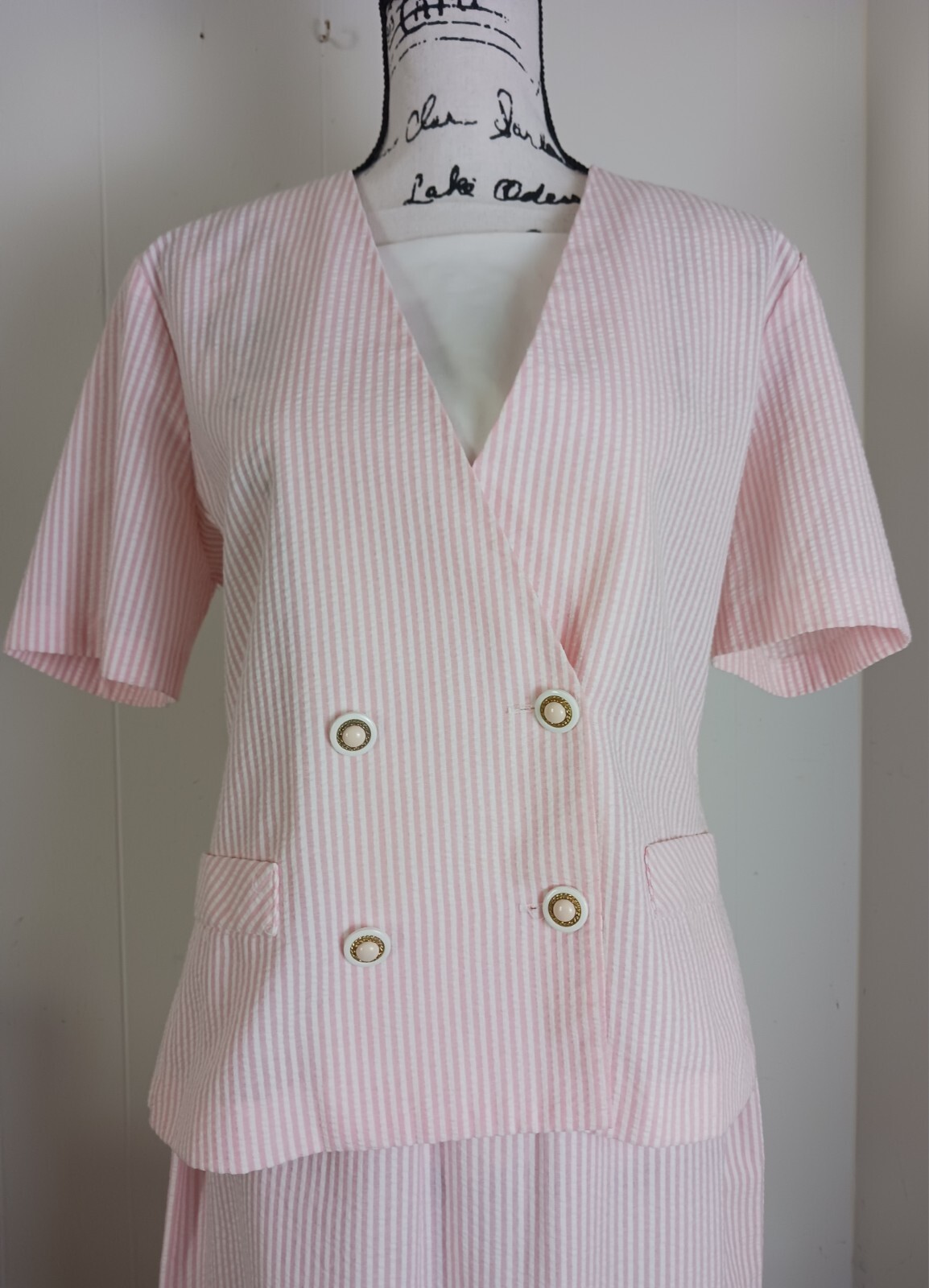 Reina Industries A Statement In Dressing Vintage Blazer And Skirt Set Women’s…