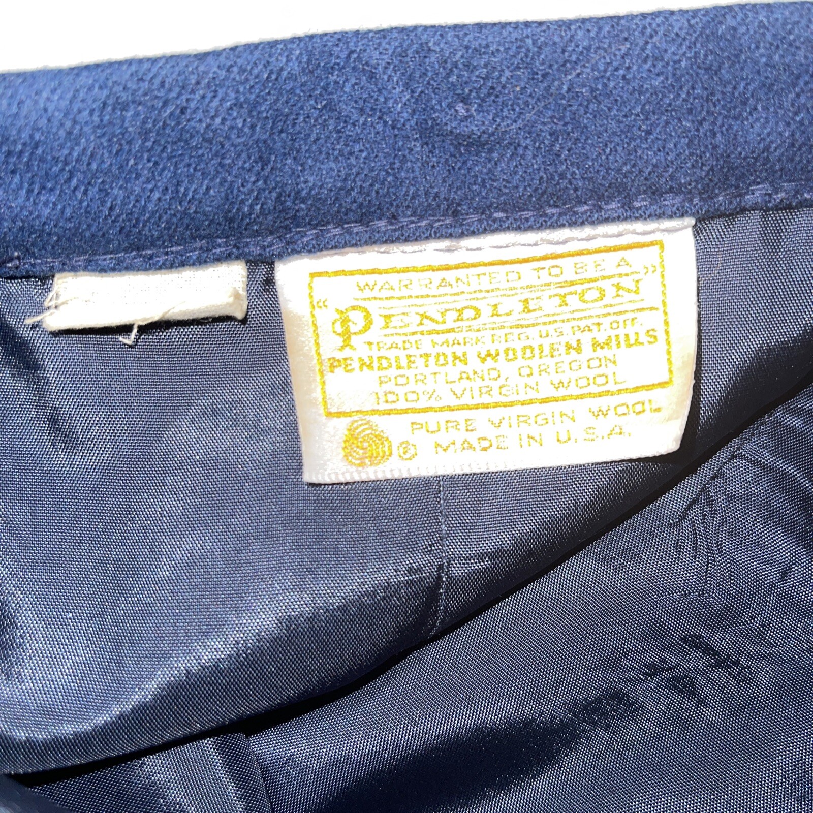Preowned- Vintage Pendleton A-Line Wool Pencil Skirt Womens (Size 16)
