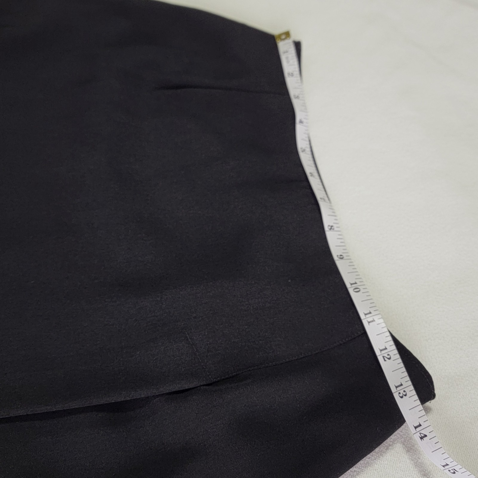 Vintage Geoffrey Beene Black Pencil Skirt Size 4 Minimalist 90s Career Office