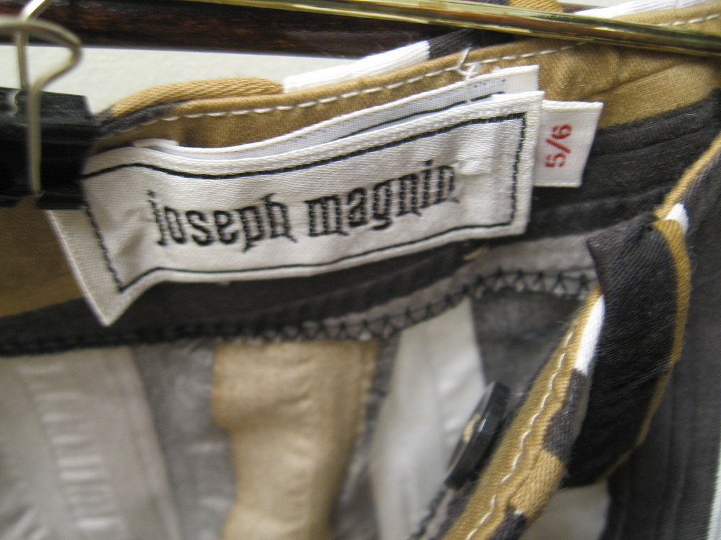 Joseph Magnin Crazy Horse Mod Hippie Wms Slacks Sz 5/6