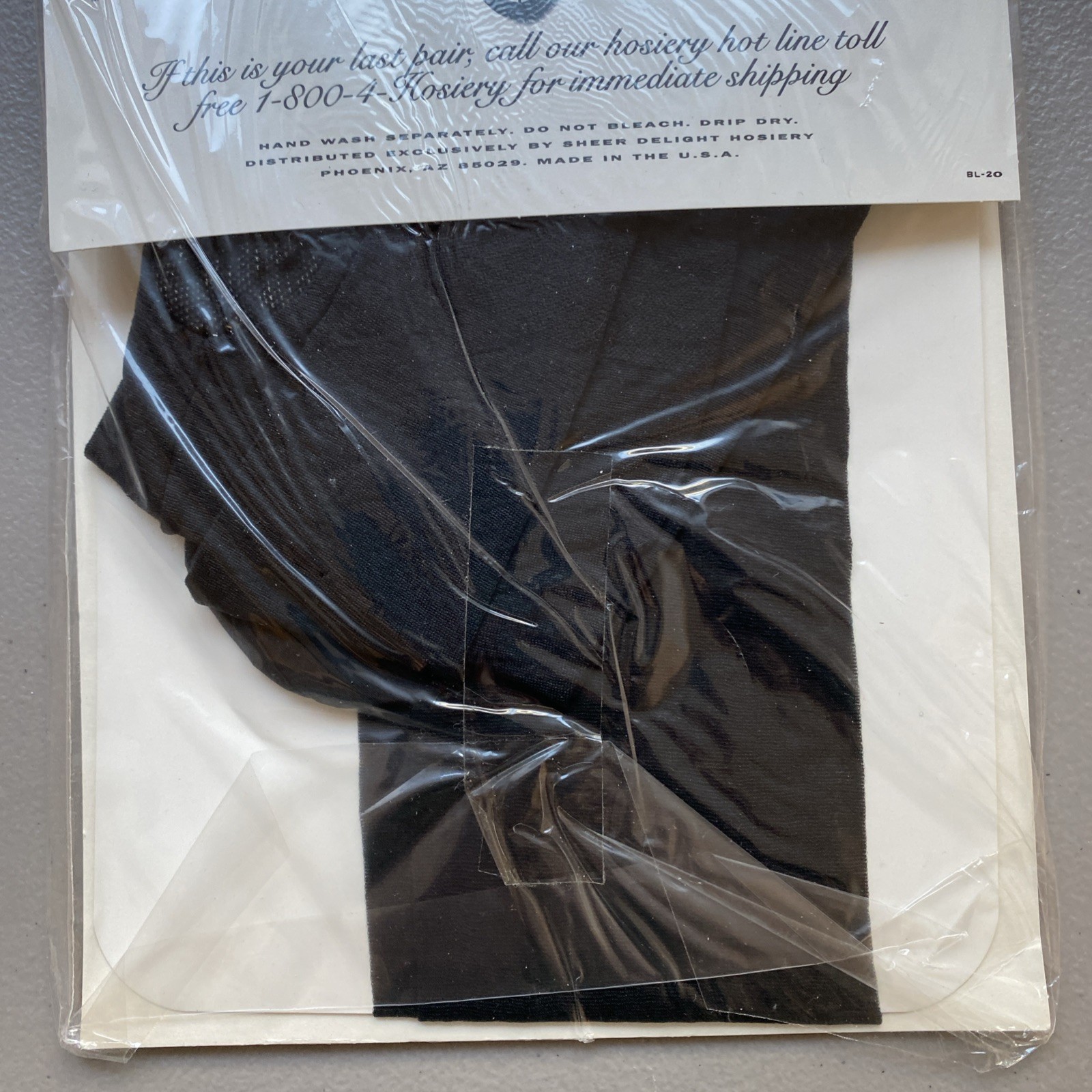 Vtg 1970S SHEER DELIGHT EXQUISITE PANTY HOSE Jet Black & Suntone 2 Pair NOS SZ 2