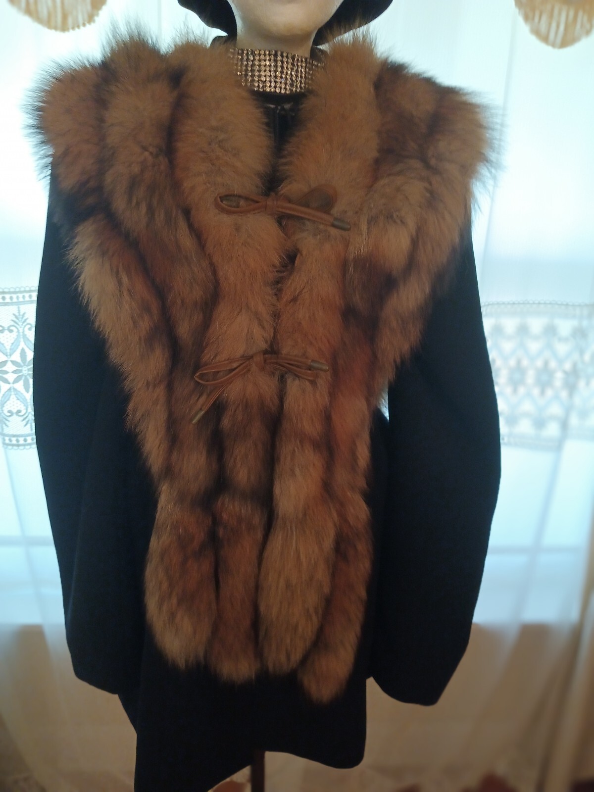 FOX VEST – SIZE SMALL/MEDIUM BY JACQUES SAINT LAURENT FOR F.C.I. PARIS NEW YORK