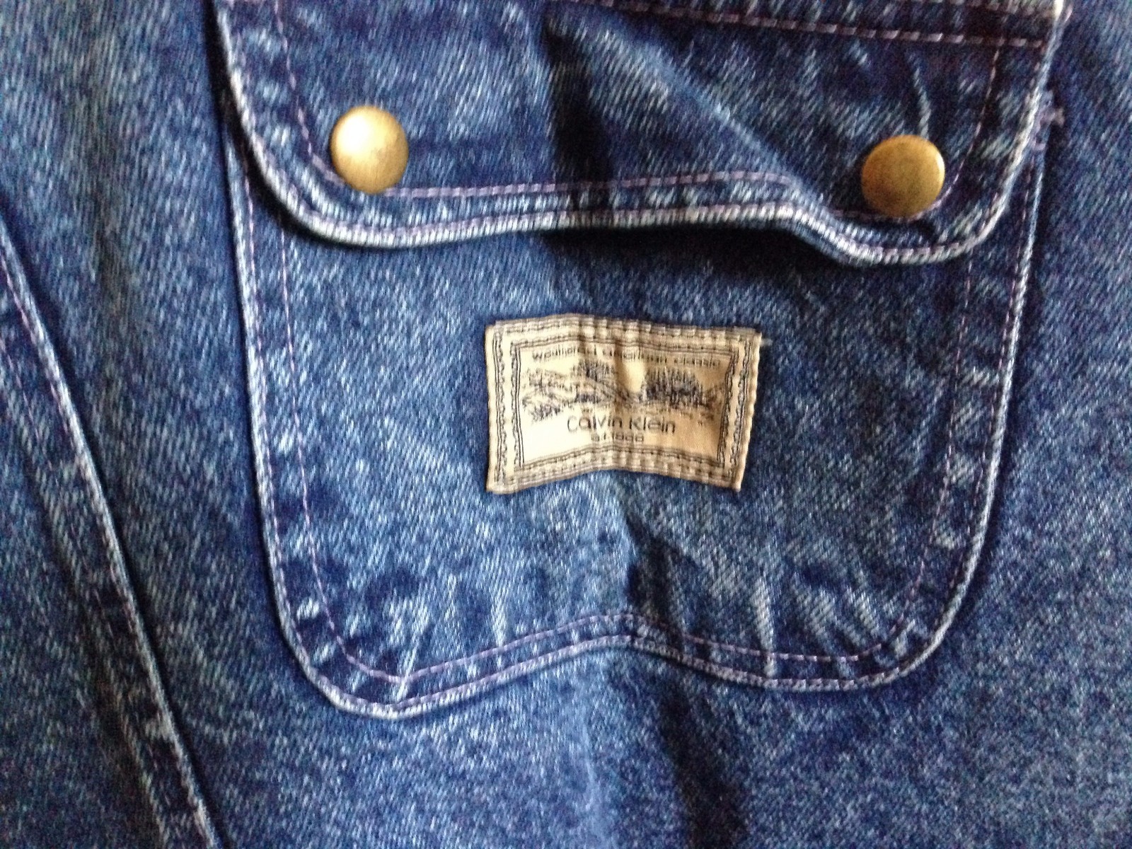Vintage Boulevard Club/ CHEUNG SING Denim Vest Size 6