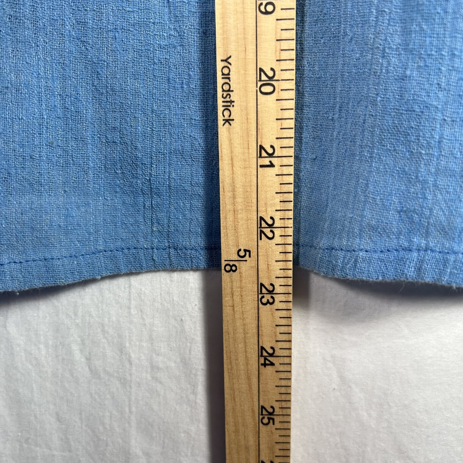 VTG Y2K You Babes Cottagecore Prairie Peasant Boho Shirt Denim Womens Size Med