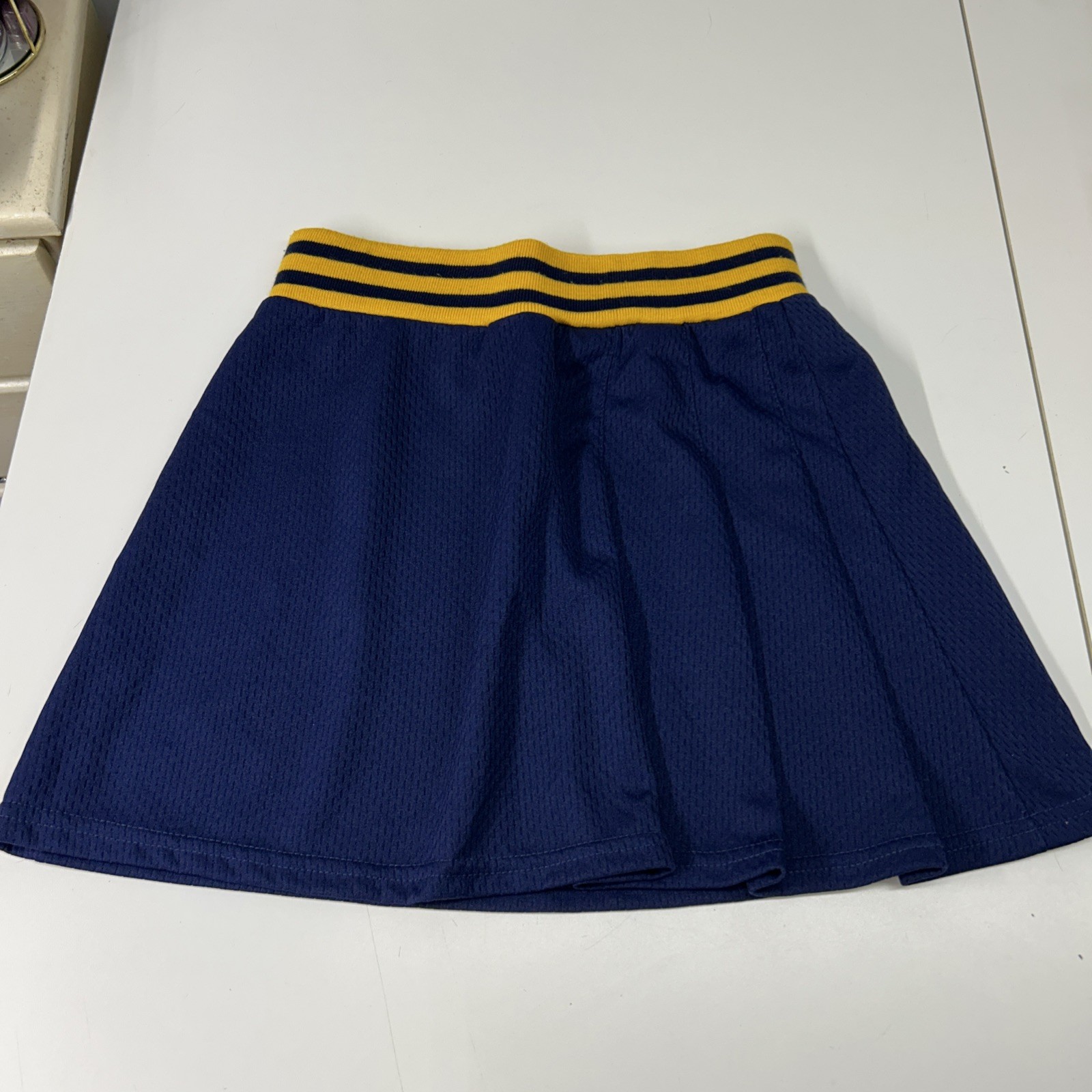 VTG Y2K Voice Blue Gold Cheer Skirt Jersey Sz M USA