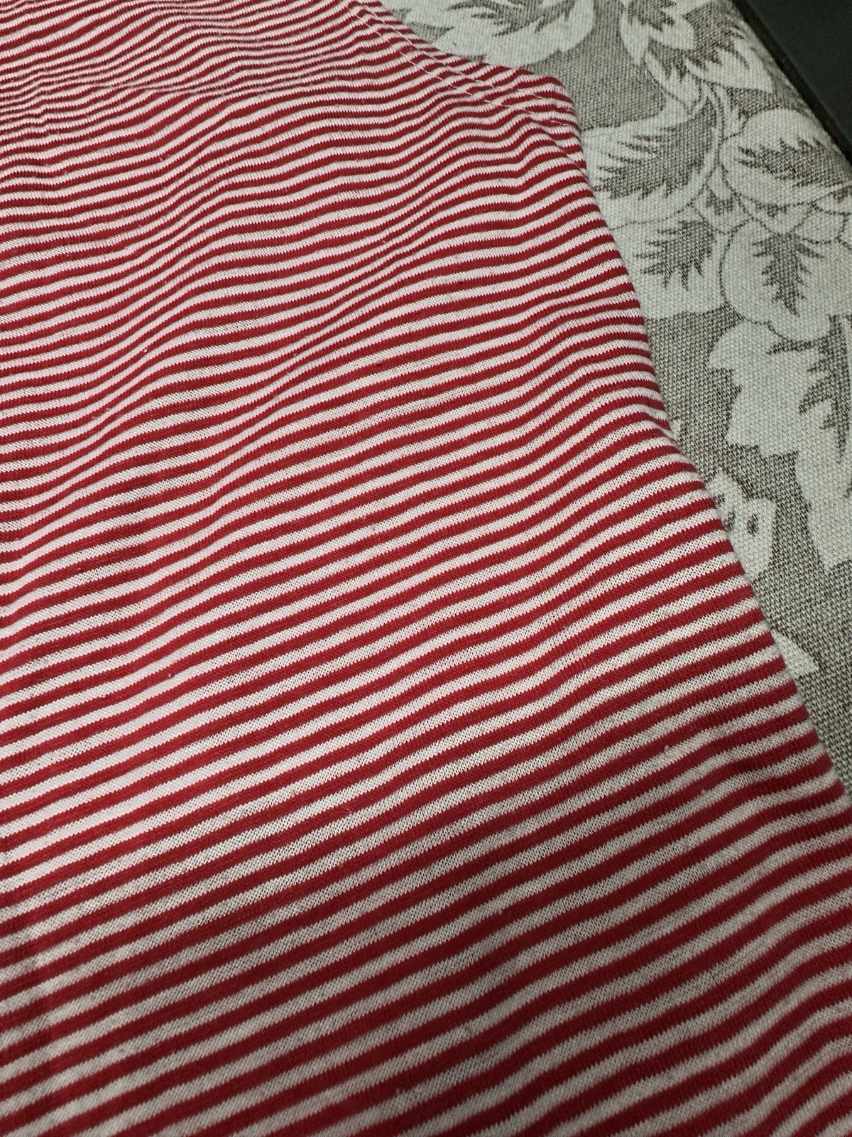 Vintage 1970s Red Stripped Gym Romper Devil High School One Piece Zip Front Dart