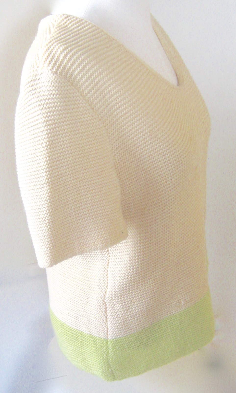 Vintage Knit Short Sleeve Top by Yvonne of Beverly Hills Size Large