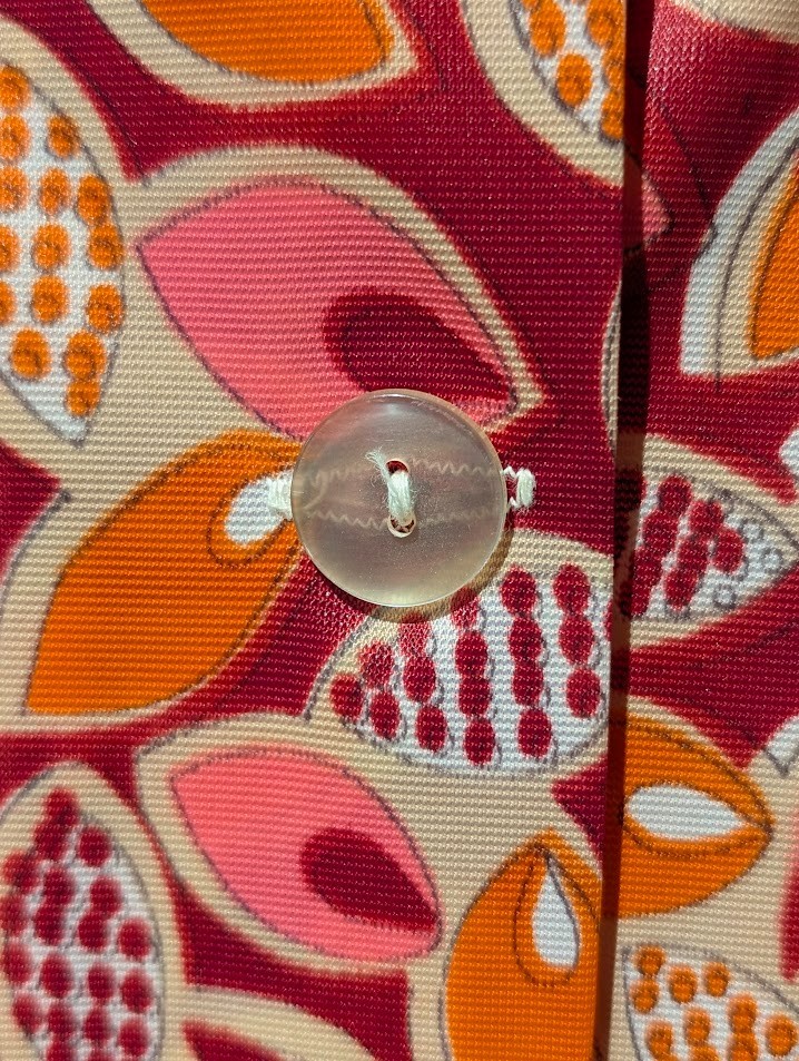 Vtg 60s 70s sz L Groovy Boxy Cut Long Tunic Vest Top Mod Gogo Hippy Burgundy 2B