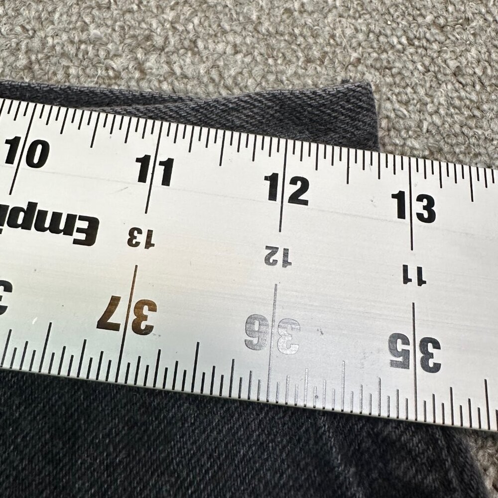 Vintage Bugle Boy Grey Denim 100% Cotton Tapered Leg High Rise Jeans 28 X 30