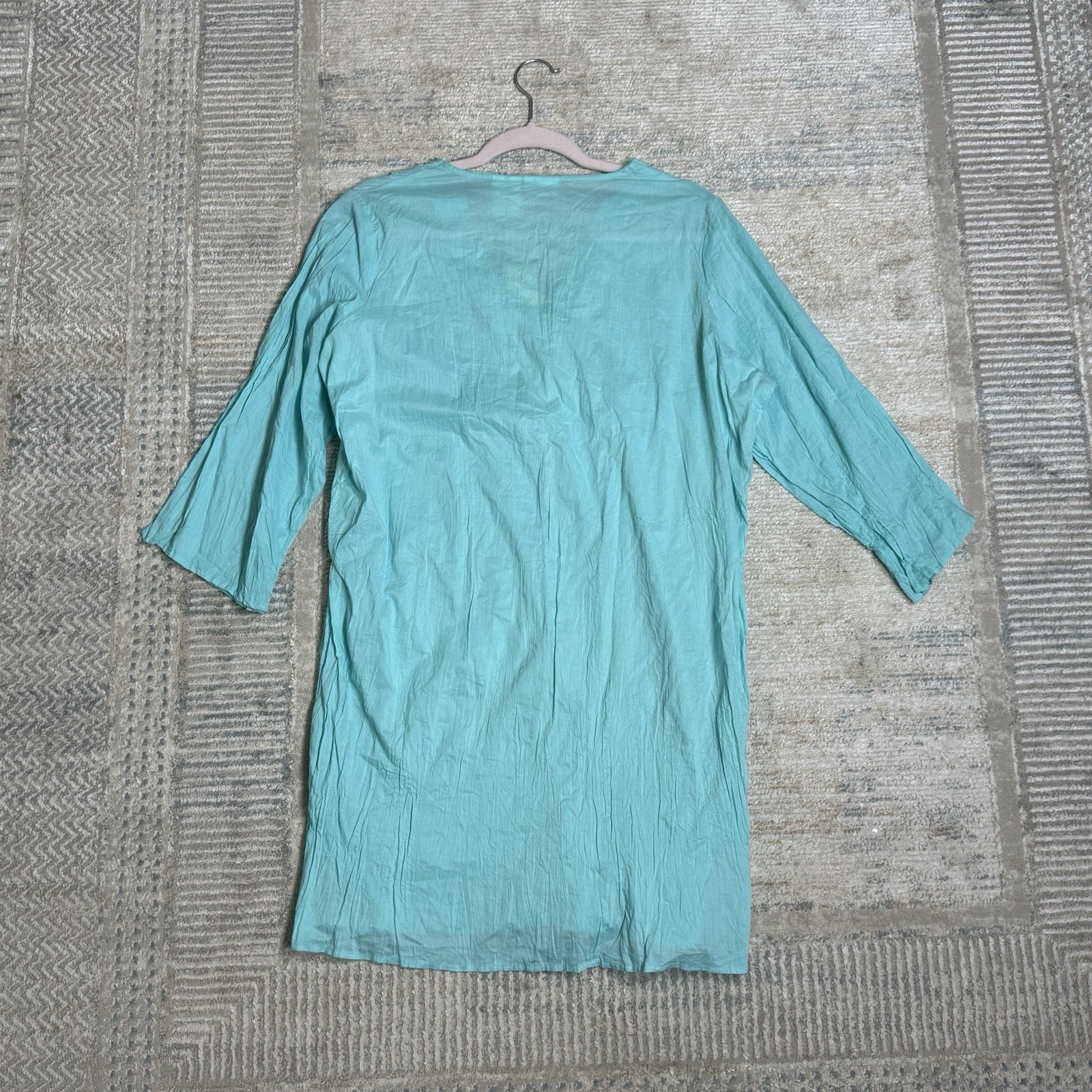 Secret Treasures Sleepwear Women’s M Teal Sequin Tunic NWT Boho Fairy Dress