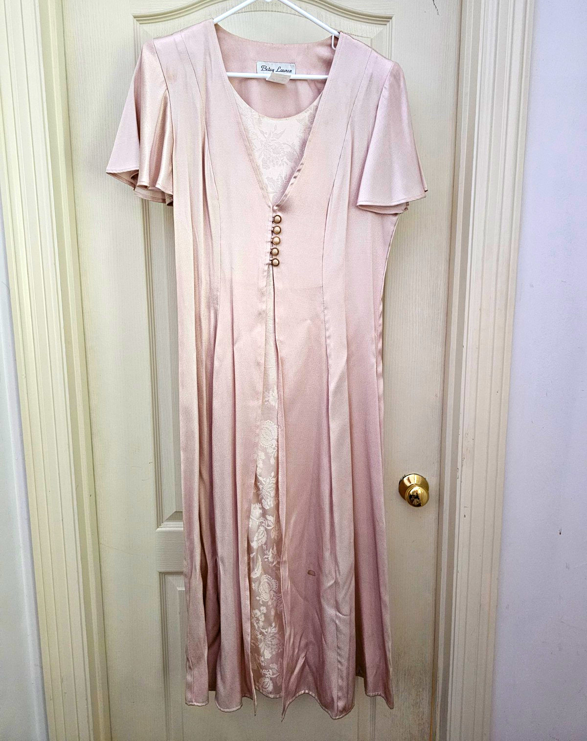 90s Vintage Casual Mother Of The Bride Dress Size 12