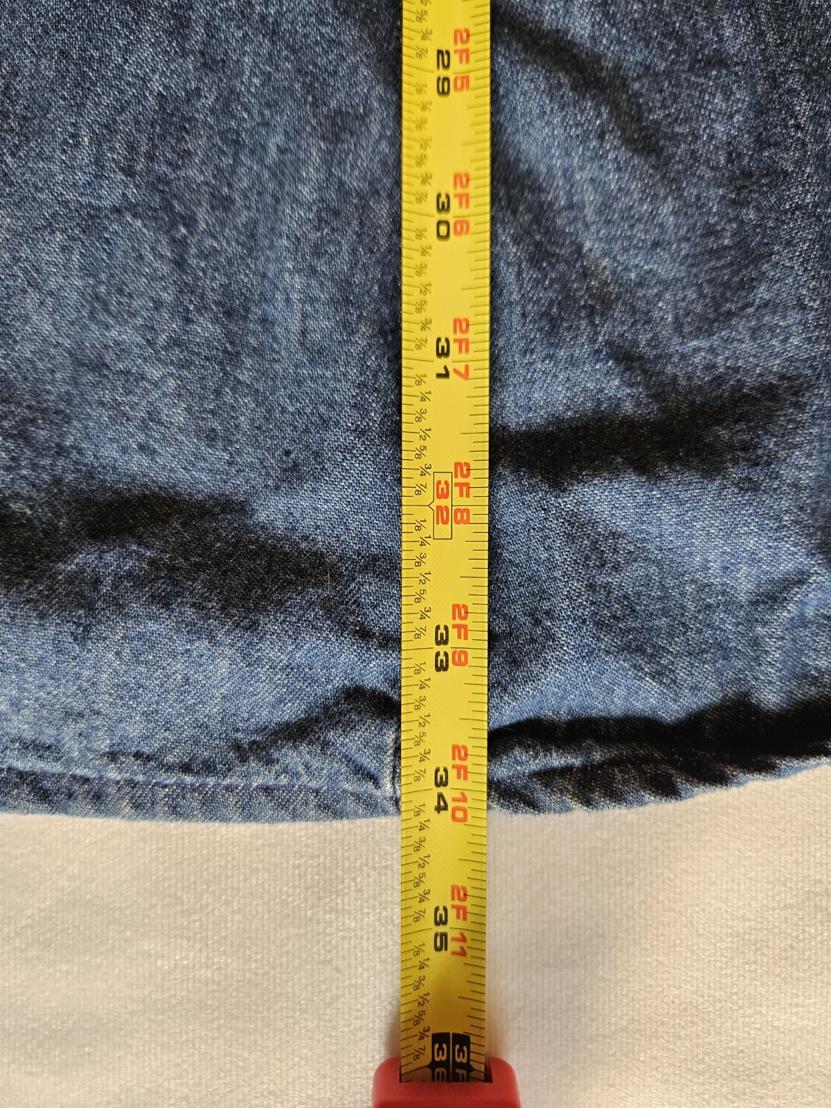 Vtg Selections by Manor House Denim Button High Waist Knee/Midi Skirt XS/S