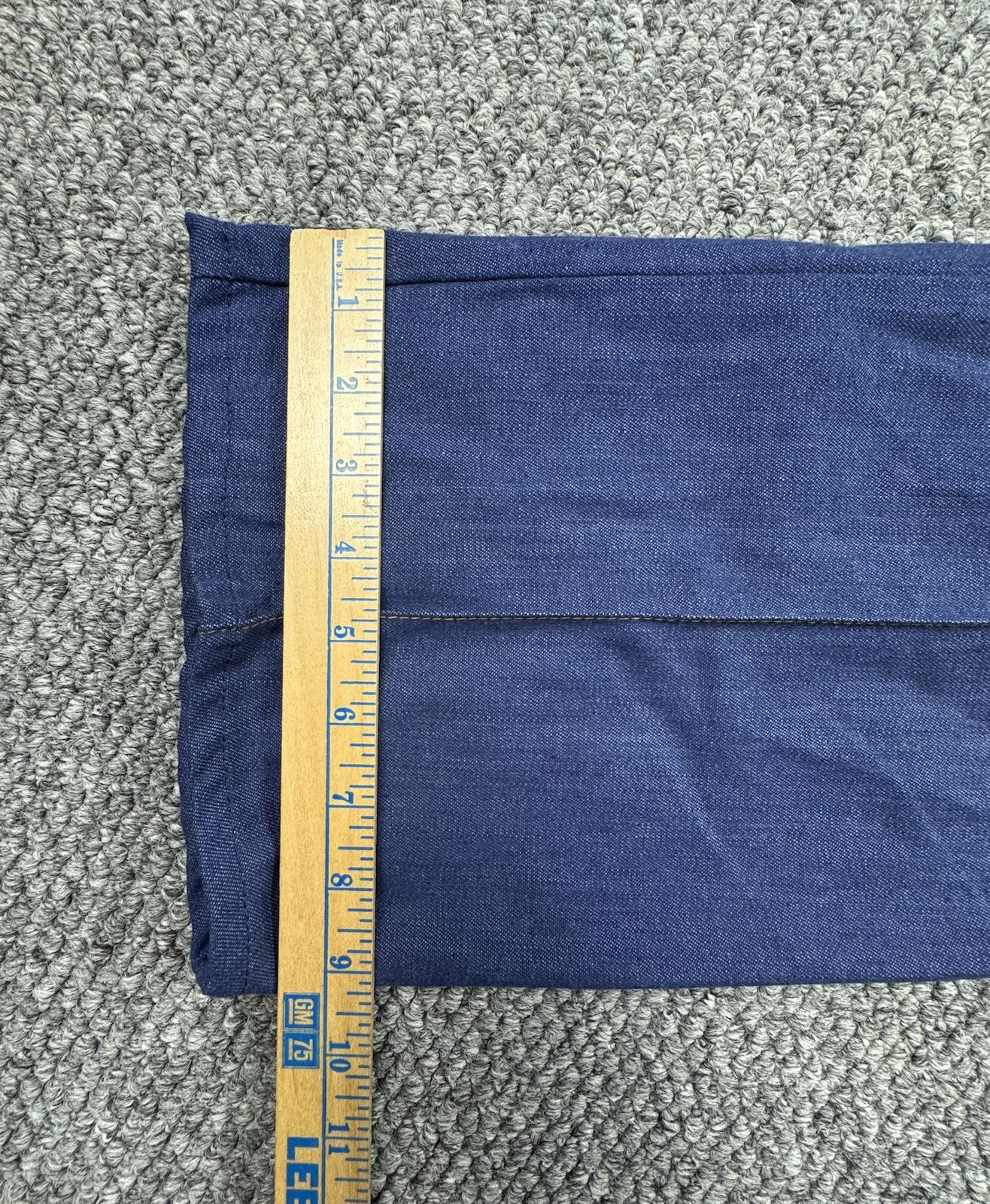 MINT VTG 70s Sears JTF High Rise Blue Denim Jeans Women’s 32×33 Flare Talon Zip