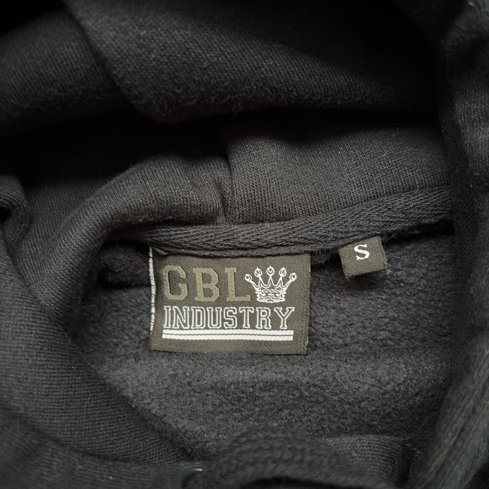Vintage 90s UNIVERSITY of PARIS HOODIE,SMALL.navy Blue