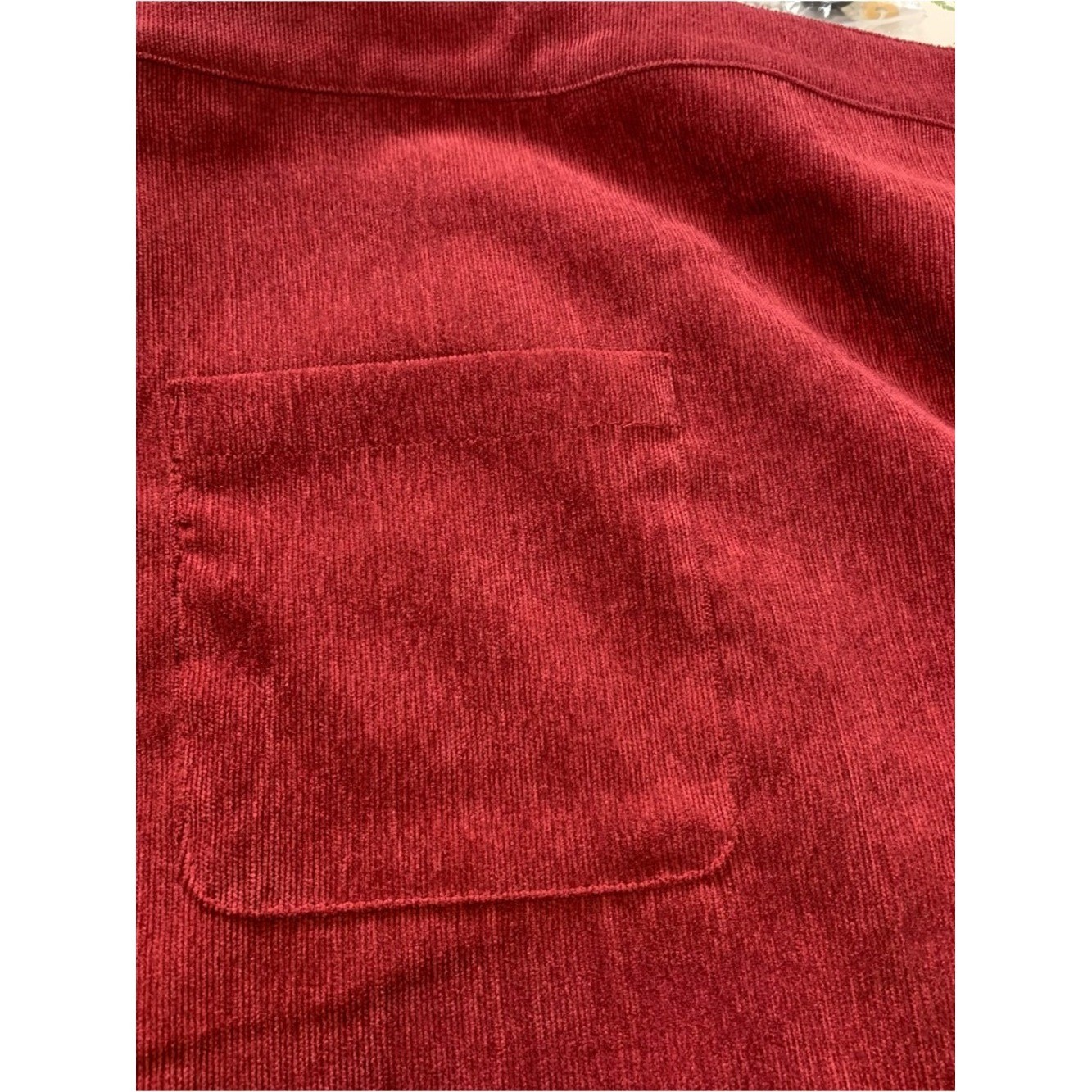 Love Riche Wine Corduroy Mini Skirt Patch Pocket Large NWT Academia Preppy Boho