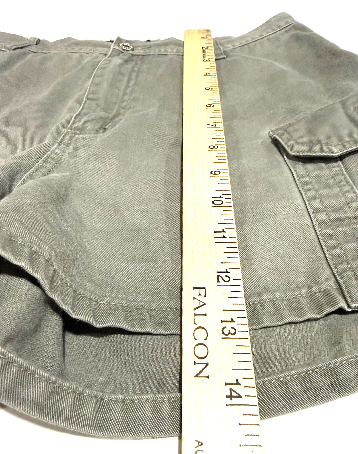Gasoline Woman’s Mini Shorts Size 9/10 Cargo 3 In. Y2K 90s Grunge Skater Vintage