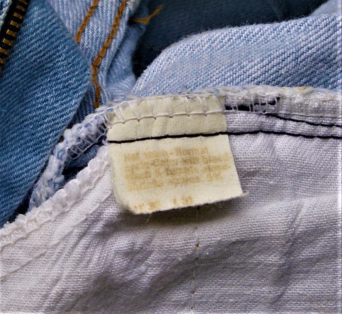 Vintage 1970’s Levi’s Orange Tab Flare Jeans Bleached Bell Bottoms 30 X 29