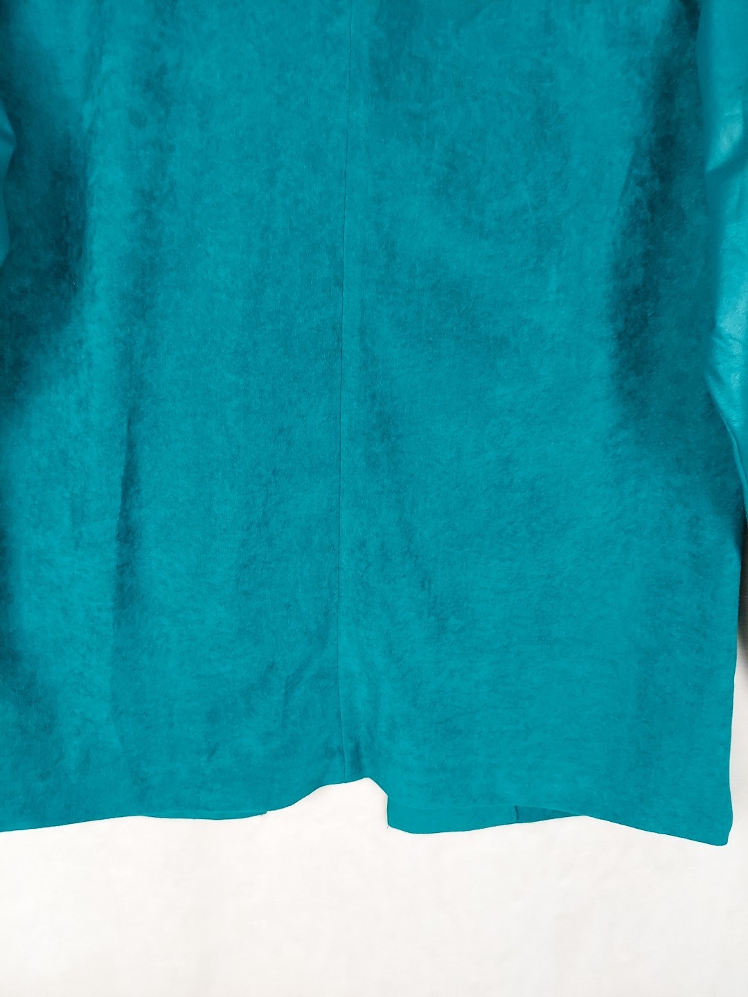Vintage City Girl Blazer Jacket Womens 10 Teal Green Shoulder Pads Pockets Rodeo