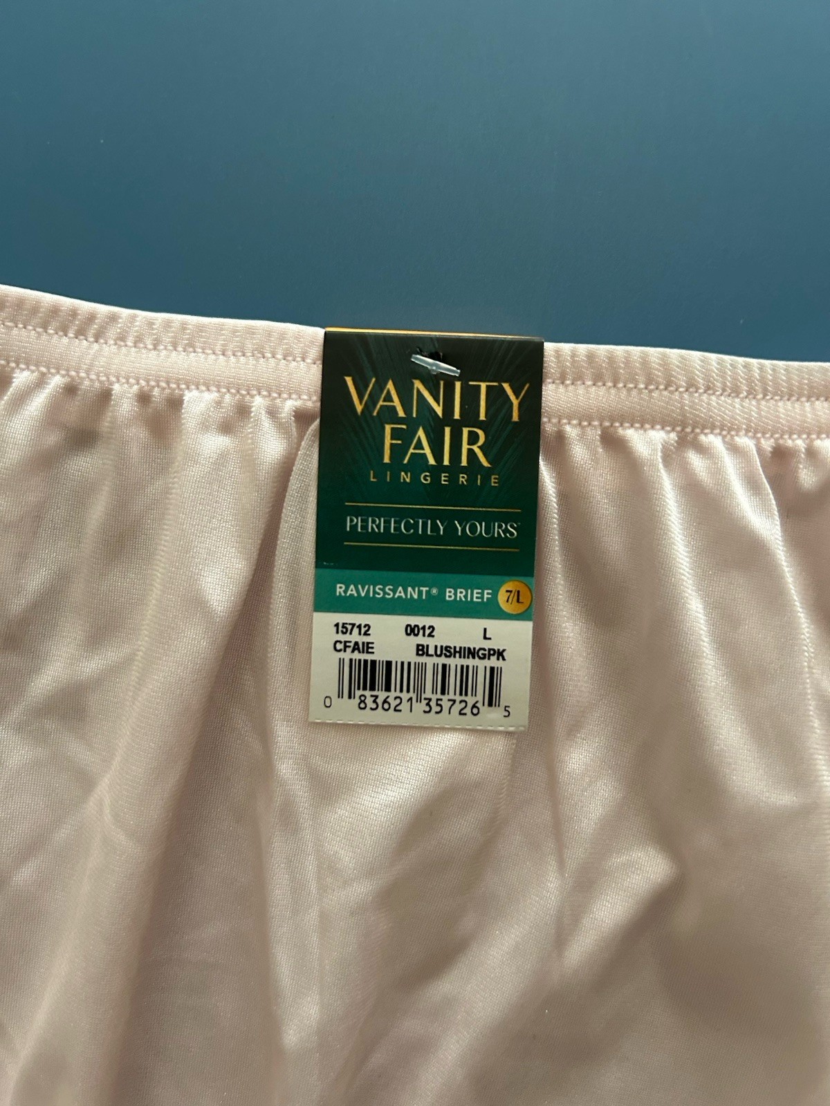 Vanity Fair lingerie perfectly yours RAVISSANT brief 7/L