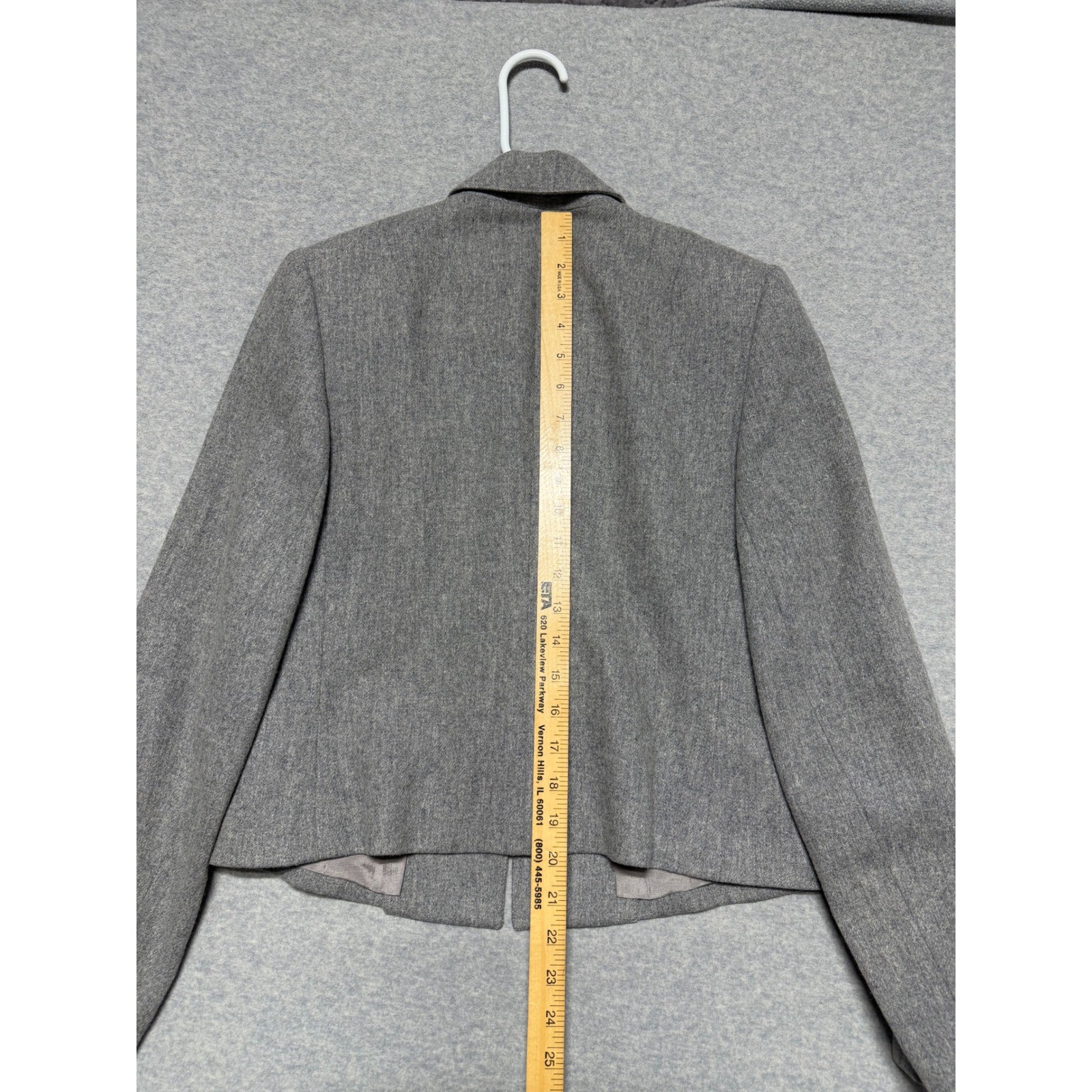 Koret Career Vintage Grey 100% Wool Blazer Jacket ILGWU Made in USA Size 6