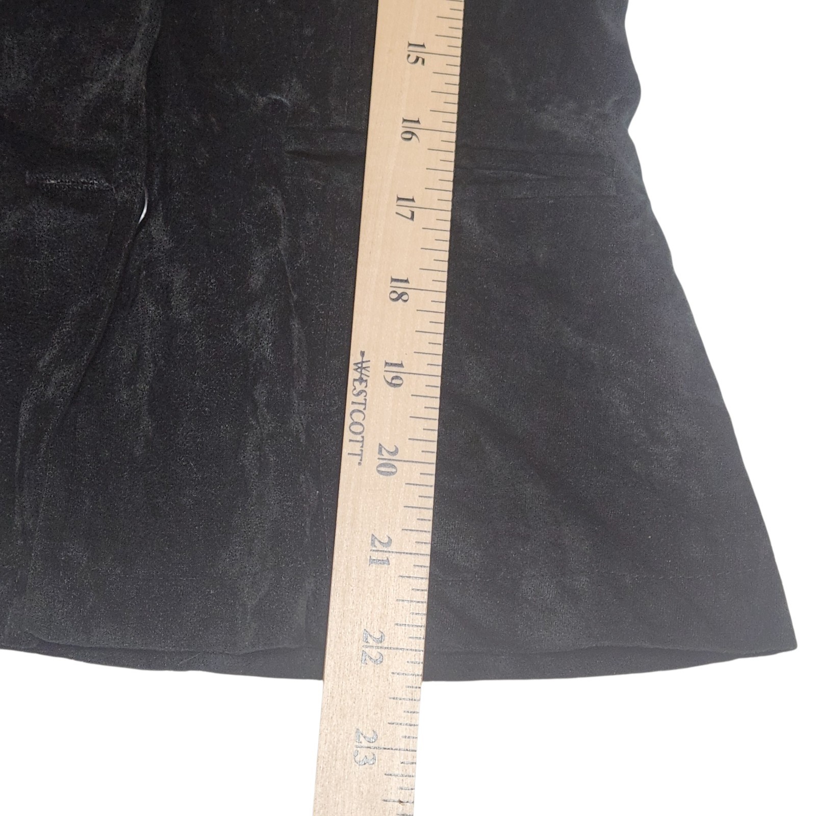 Vtg Velour Shacket Blazer 90s Y2K Womens S/M Black Whimsigoth Witchy