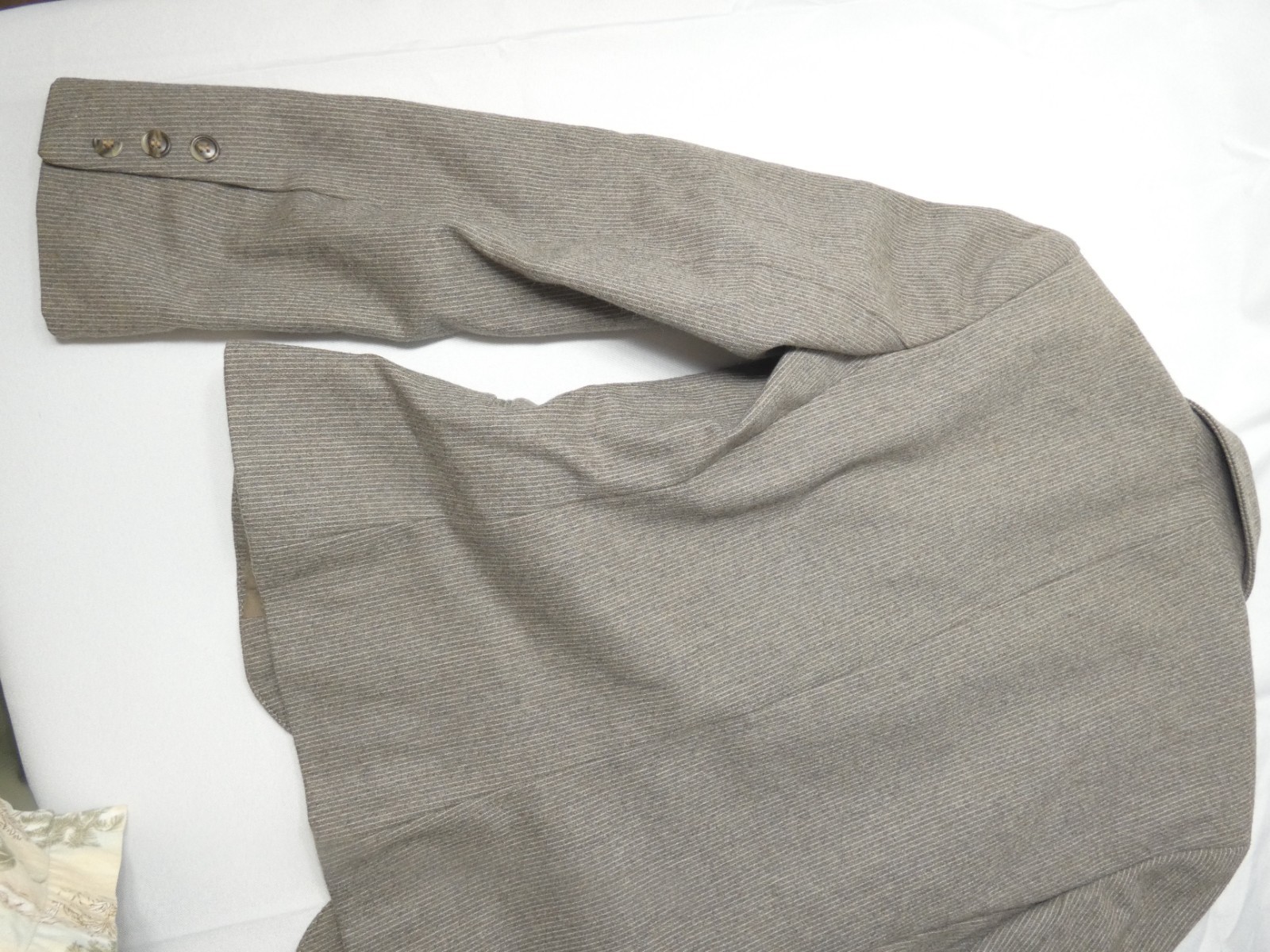 Vintage Peabody House Gray Brown 2 Piece Skirt Suit Set Jacket Size 5/6