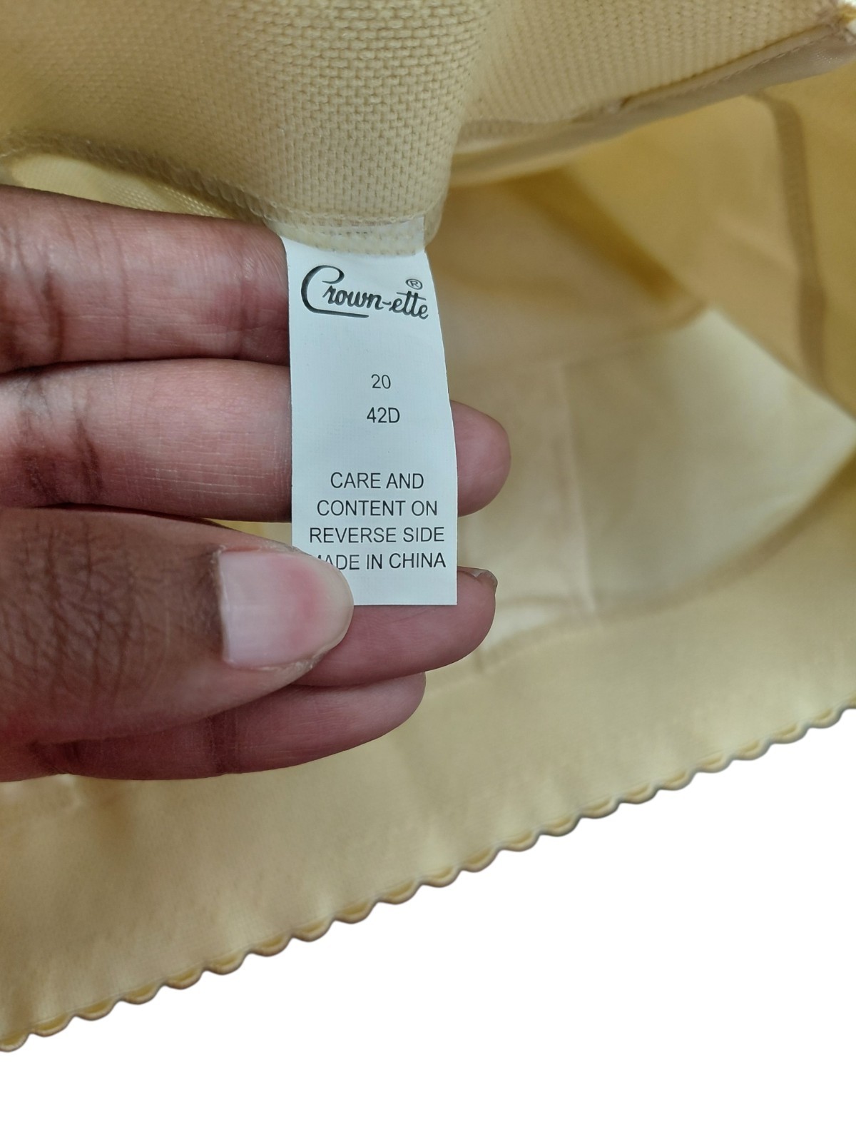 Vintage Crown-nette Longline Bra Size 42D