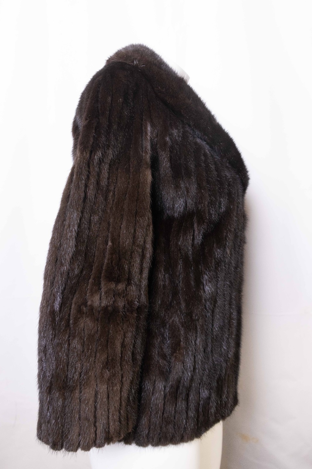 Vintage ZCMI Cameo Room Authentic Dark Brown Mink Fur Coat Jacket M/L