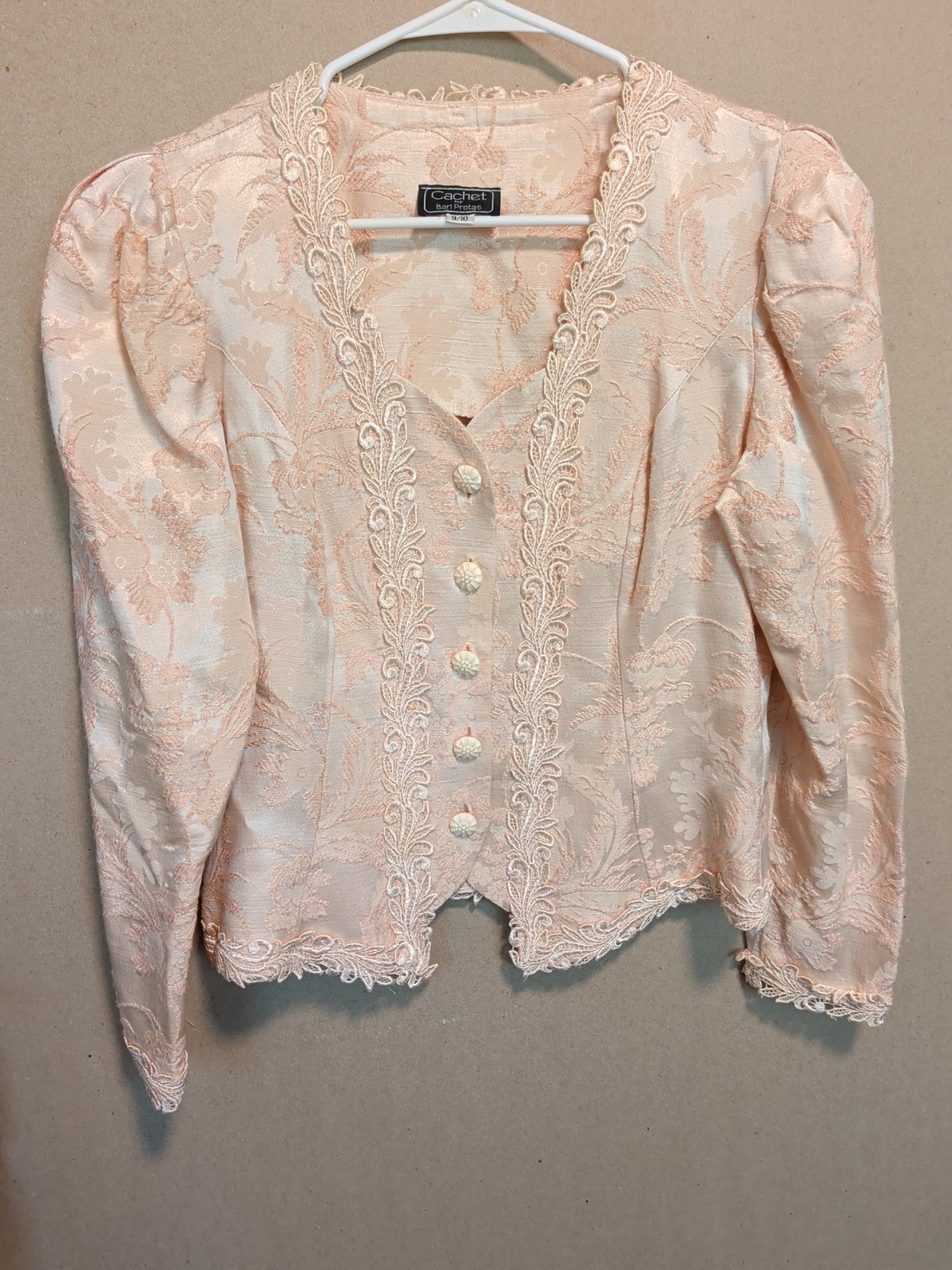 Vintage Jacket Cache By Bari Protas Size 9 /10 See Description For Sizing