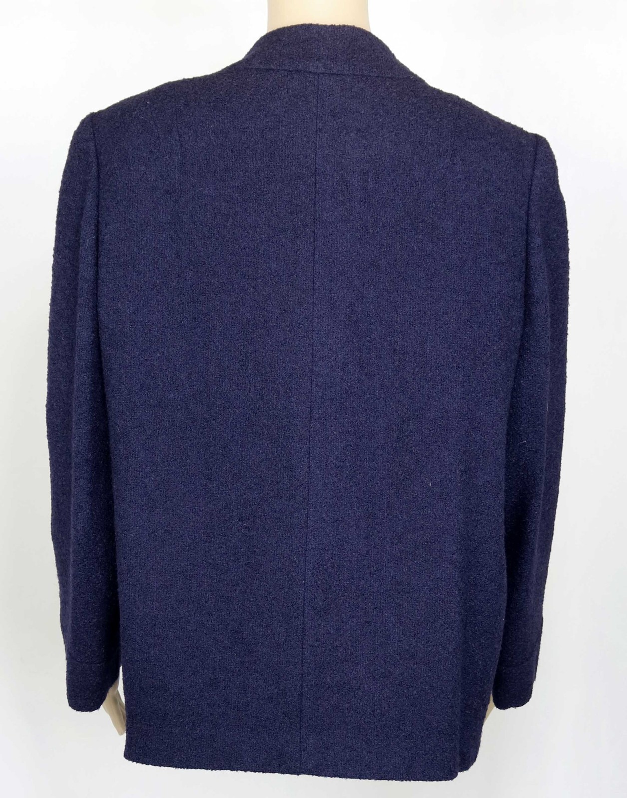 1940s 1950s Vintage Forstmann Wool Boucle Jacket 7 Sam Biern Buttons Gold Lion L