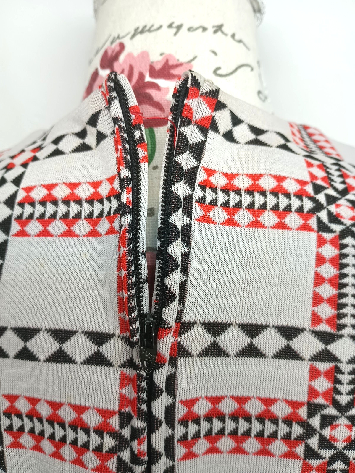 1970s Parkhouse Women 16 VNeck Retro Shirt Hippie Boho That 70s Show Tie Waist