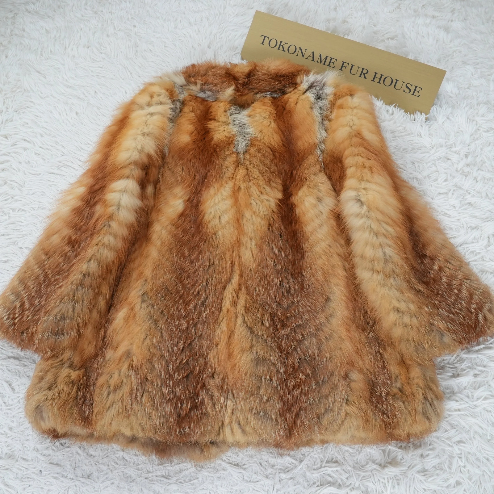Red Fox Fur Coat EMBA – Genuine Vintage Fur From Japan