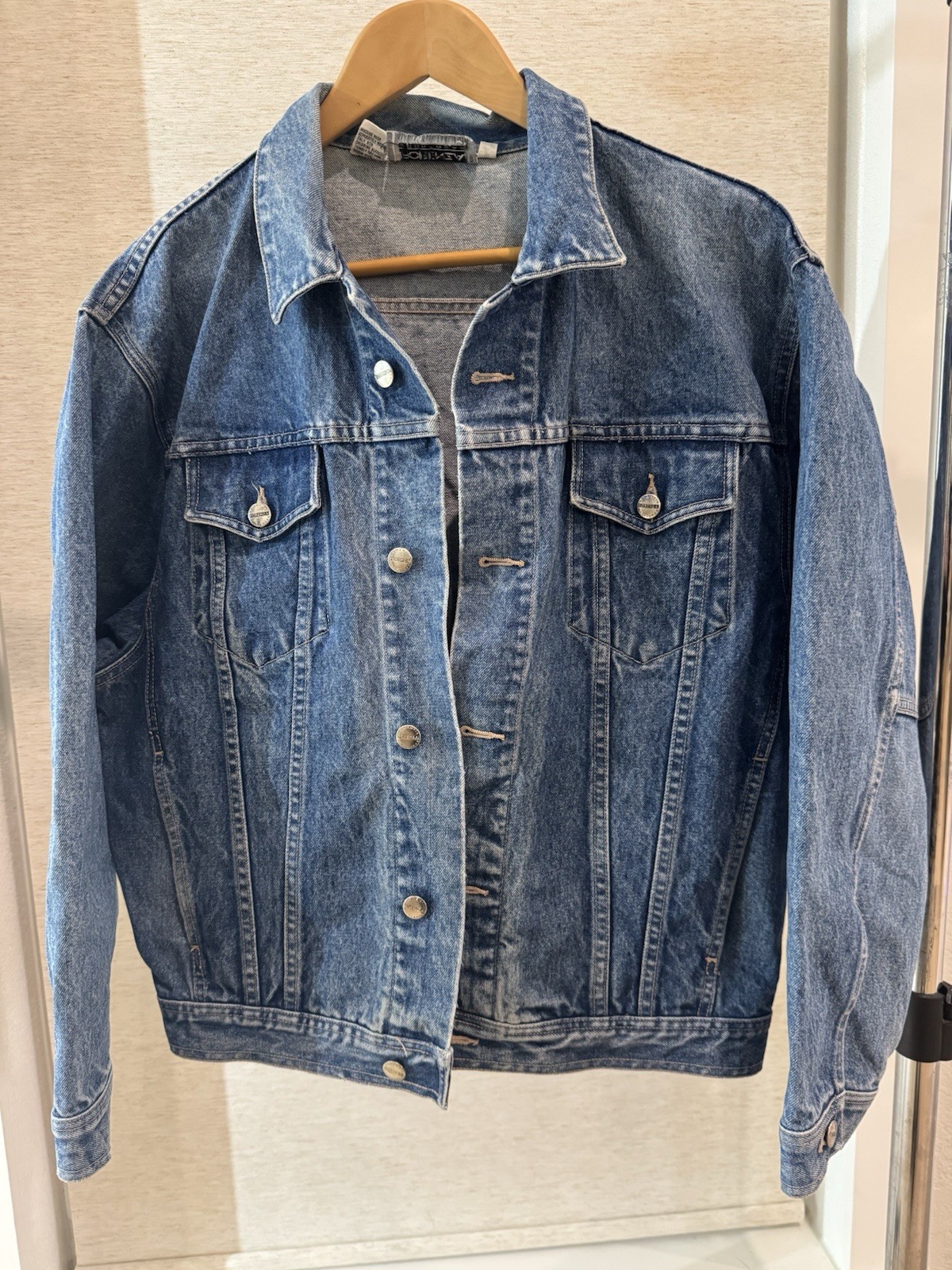 Vintage Forenza Denim Jacket — 80s/90s Y2K Mall Rat Trucker Vibes ✨ Grunge Sz L