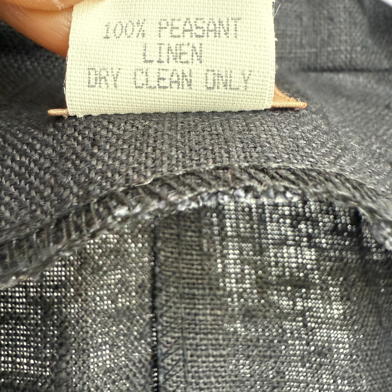 HB Vintage Linen Blazer Jacket Womens Size 6 Made in USA Career NWT