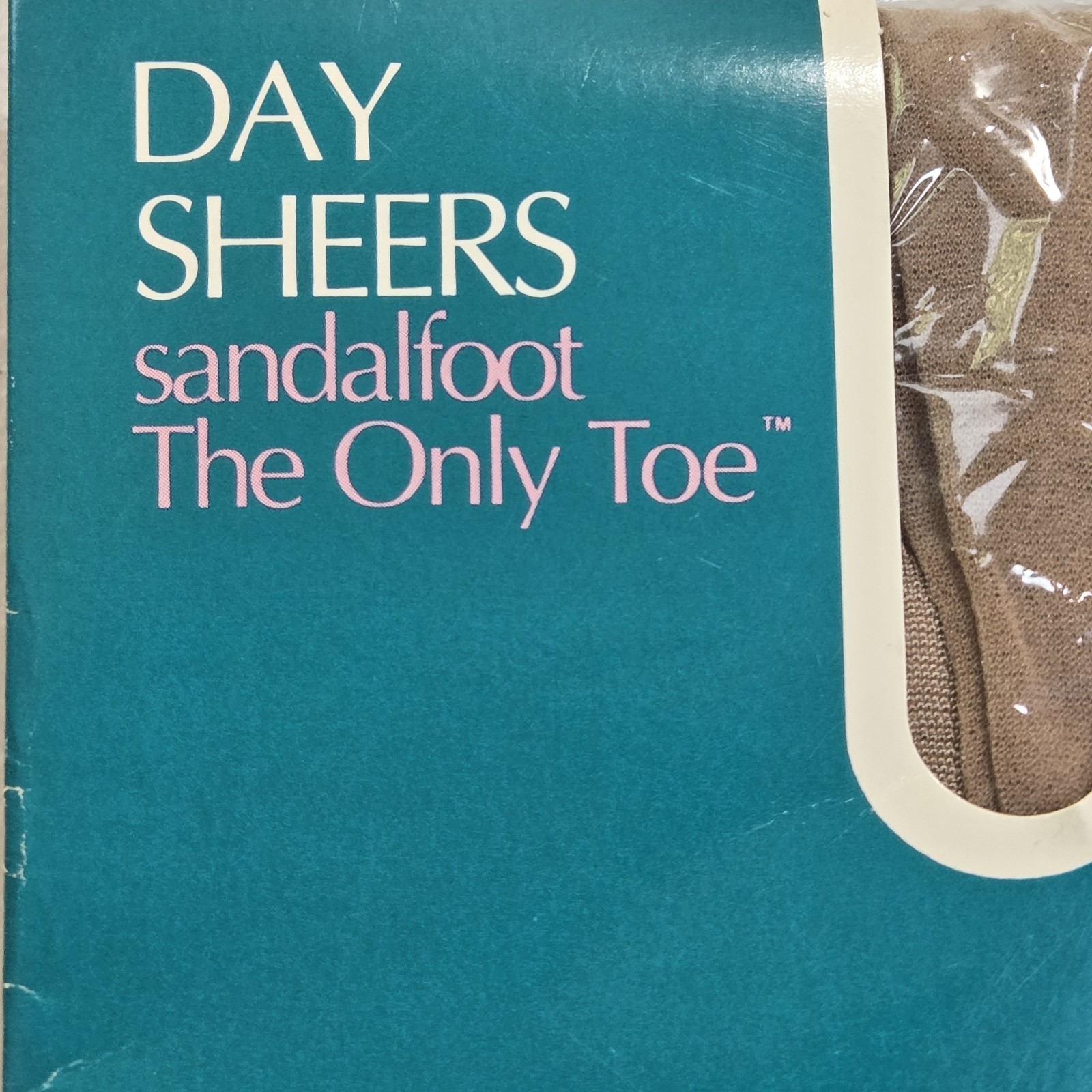 Unopened Vintage Sears Hug Alon Pantyhose Size Tall/ Nude Color
