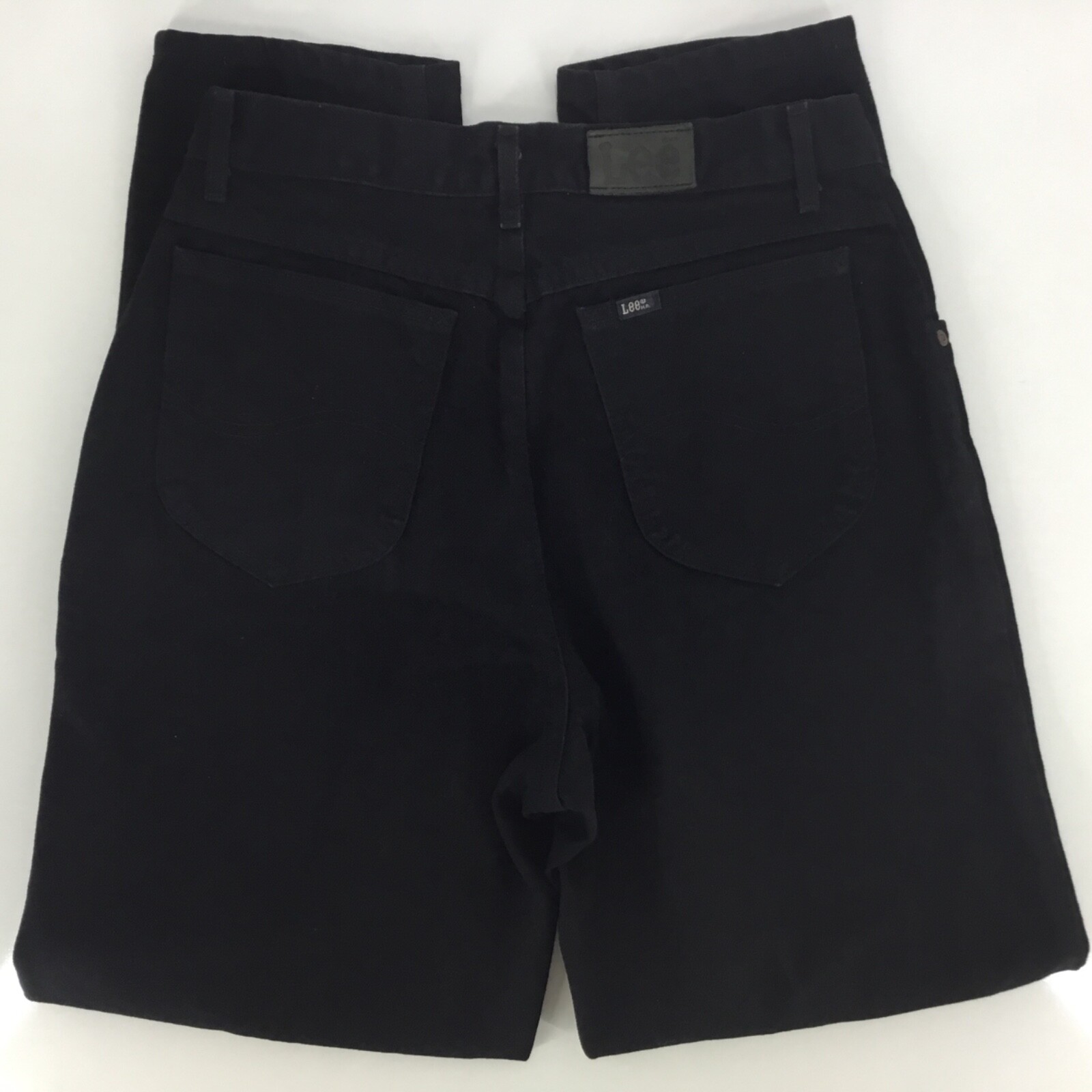 Vintage Womens Sz 13 MED 31X30 READ High Waist Mom Jeans Lee Riders Black USA