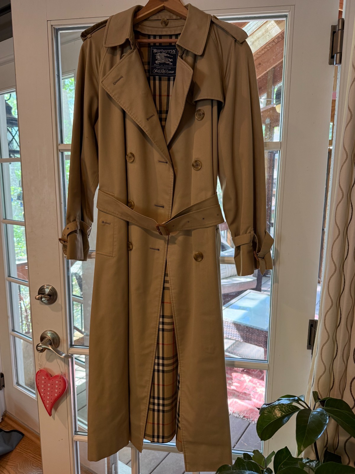 Vintage Burberrys’ Saks 5th Ave trench coat