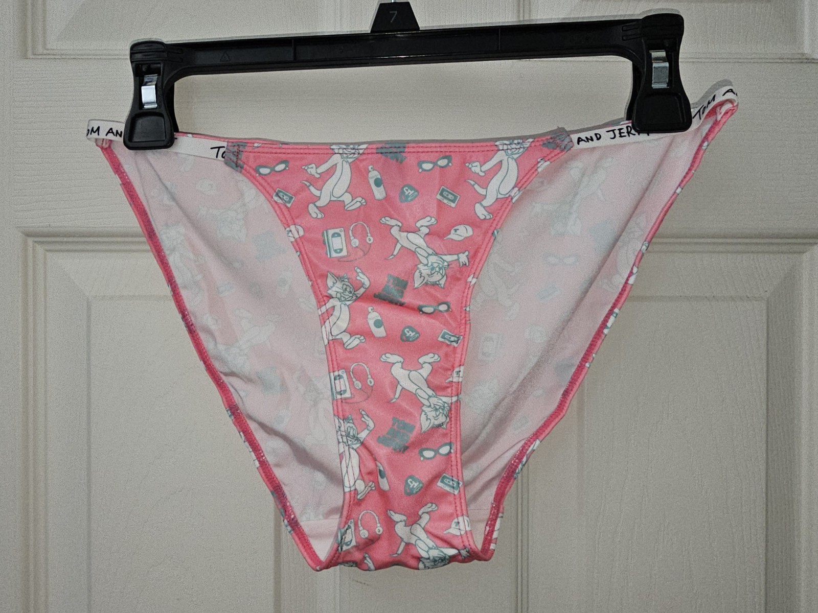 Vintage Cartoon Super Soft String Bikini Panties. Size Large